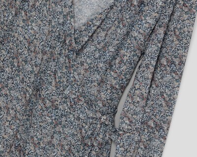 Foto 3 | Vestido Sahara Casual Escote V Estampado Manga Larga