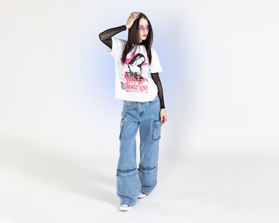Foto 1 | Jeans Wide Leg Strona para Mujer