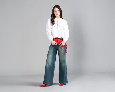 Foto 1 | Blusa Strona Abullonada para Mujer