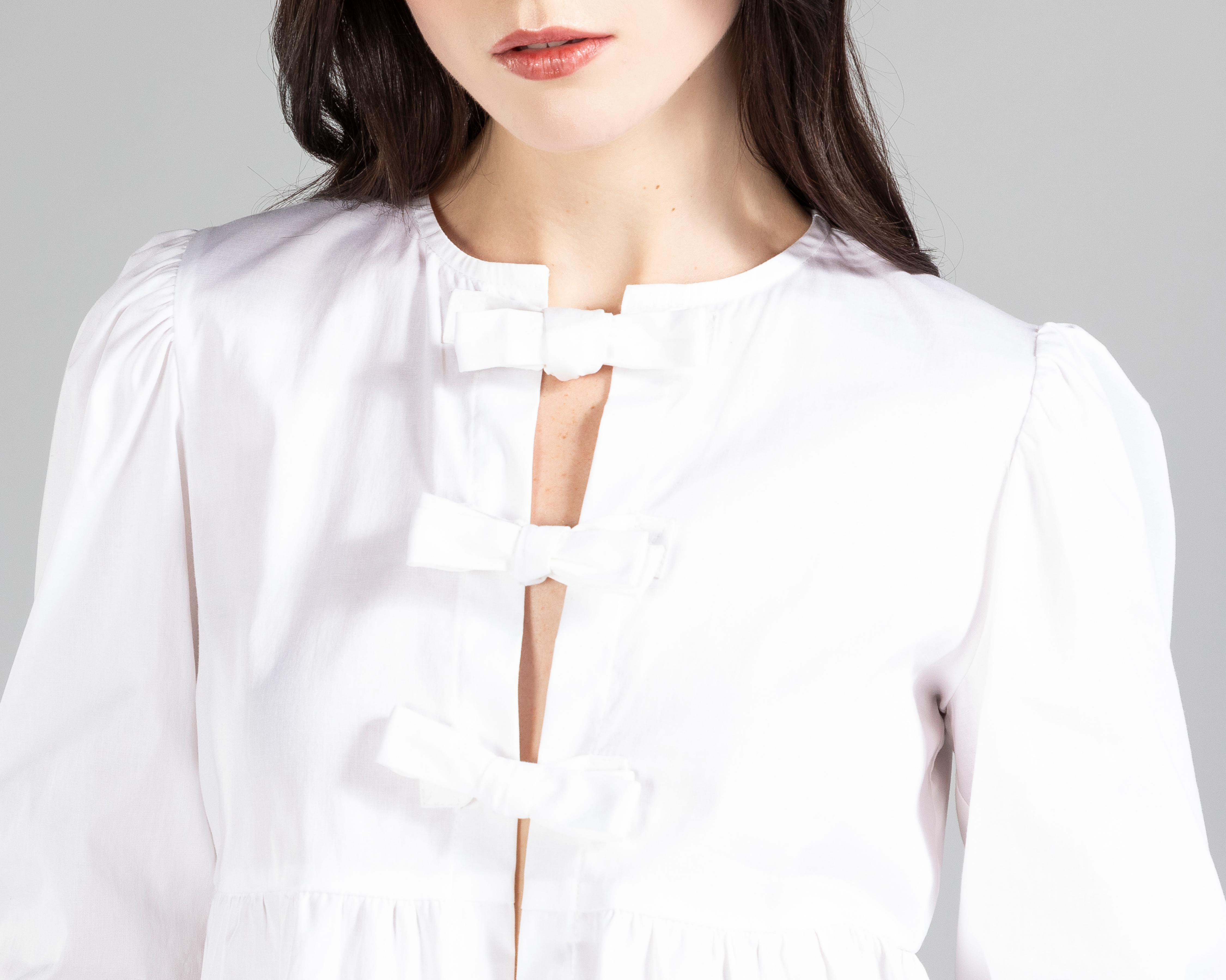 Foto 5 pulgar | Blusa Strona Abullonada para Mujer