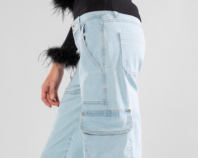 Foto 4 | Jeans Wide Leg Strona para Mujer