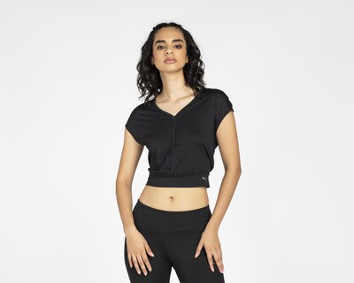 Foto 1 | Playera de Entrenamiento Puma Escote Cruzado para Mujer