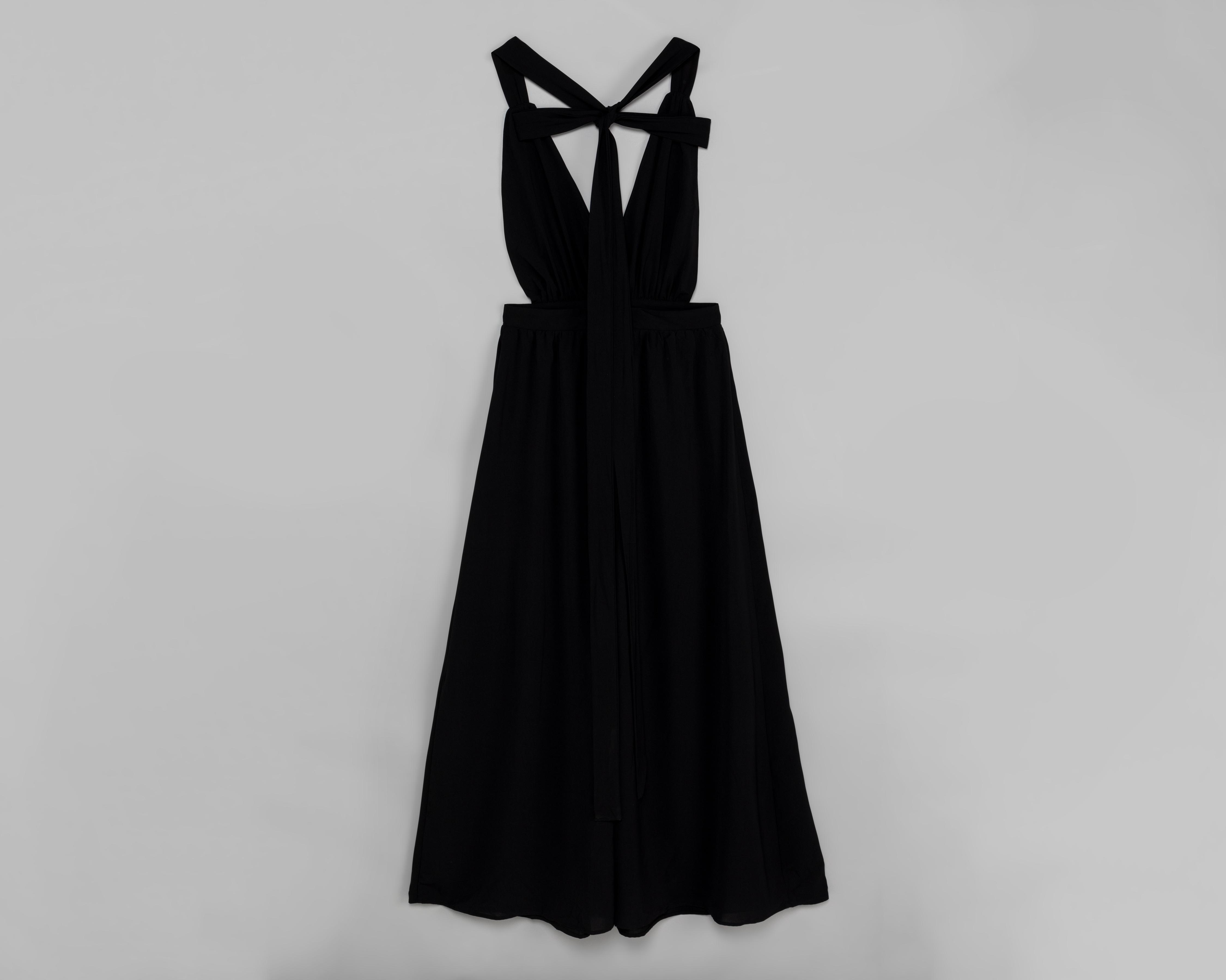 Foto 3 pulgar | Vestido Sahara Casual Negro