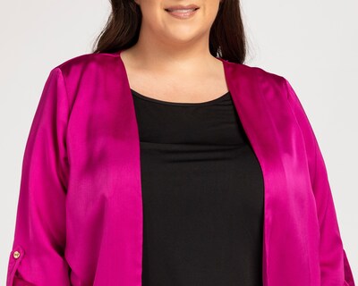 Foto 4 | Blusa Sahara Manga 3/4 Rosa