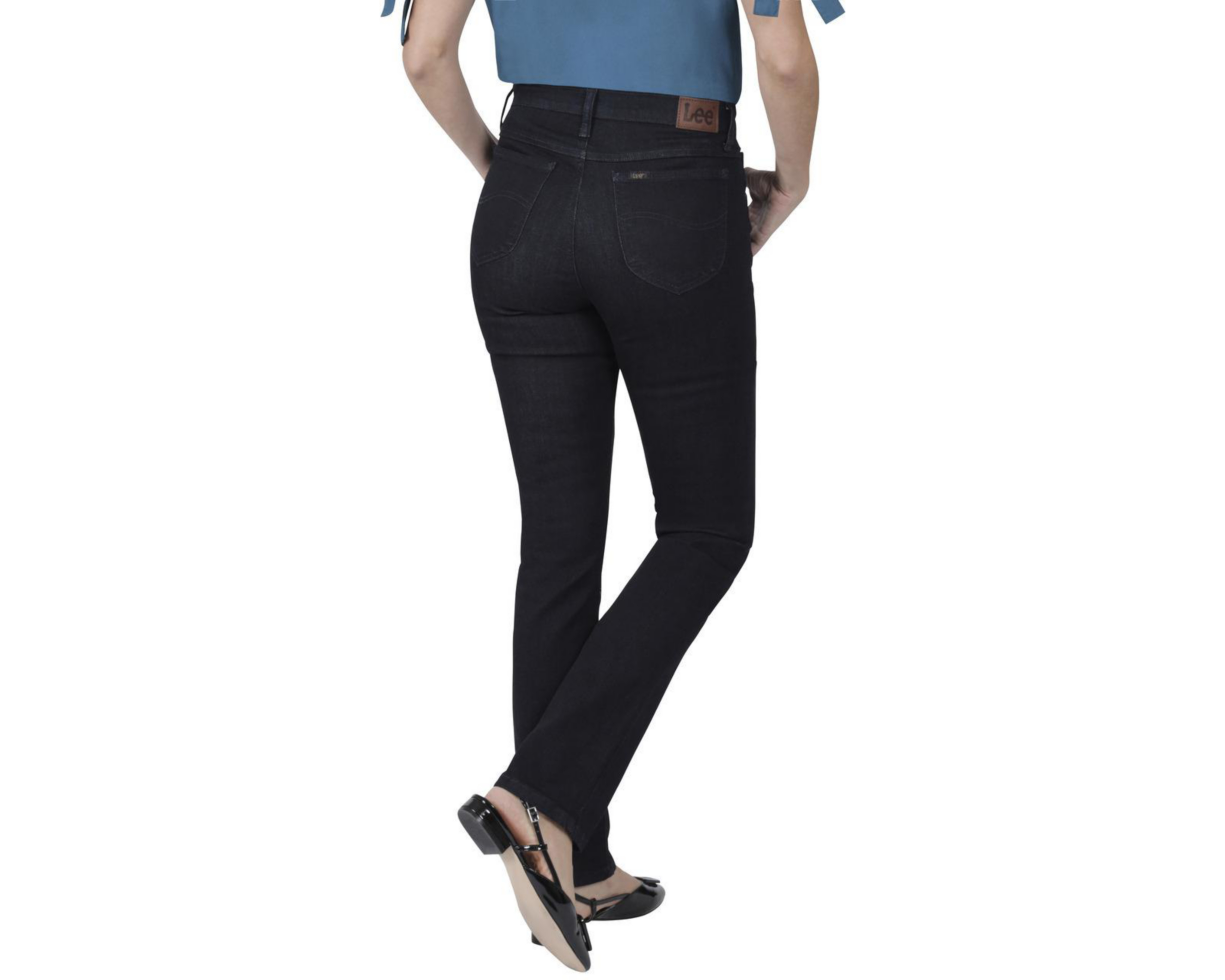 Foto 4 pulgar | Jeans Slim Fit Lee para Mujer