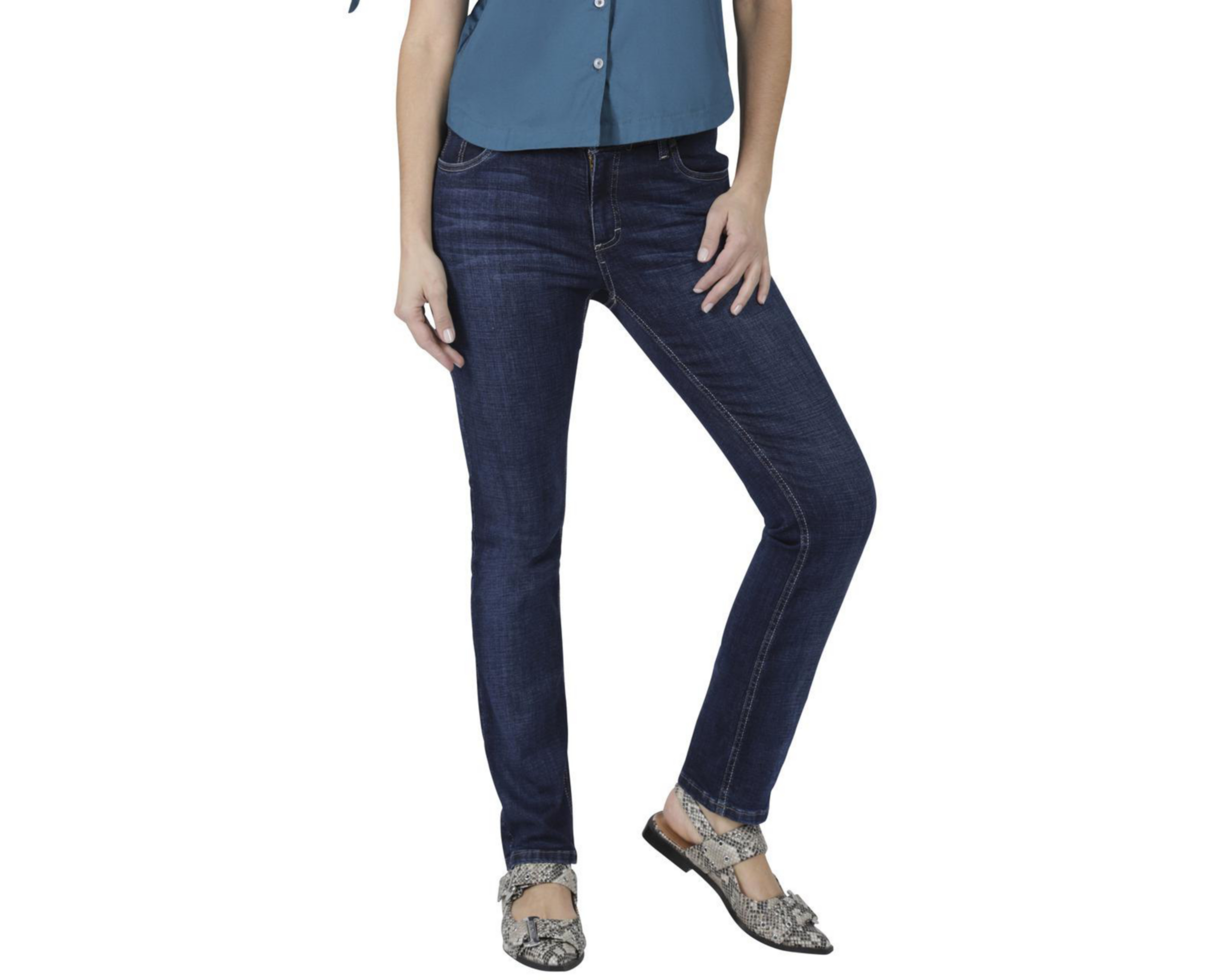 Foto 2 pulgar | Jeans Slim Fit Lee para Mujer