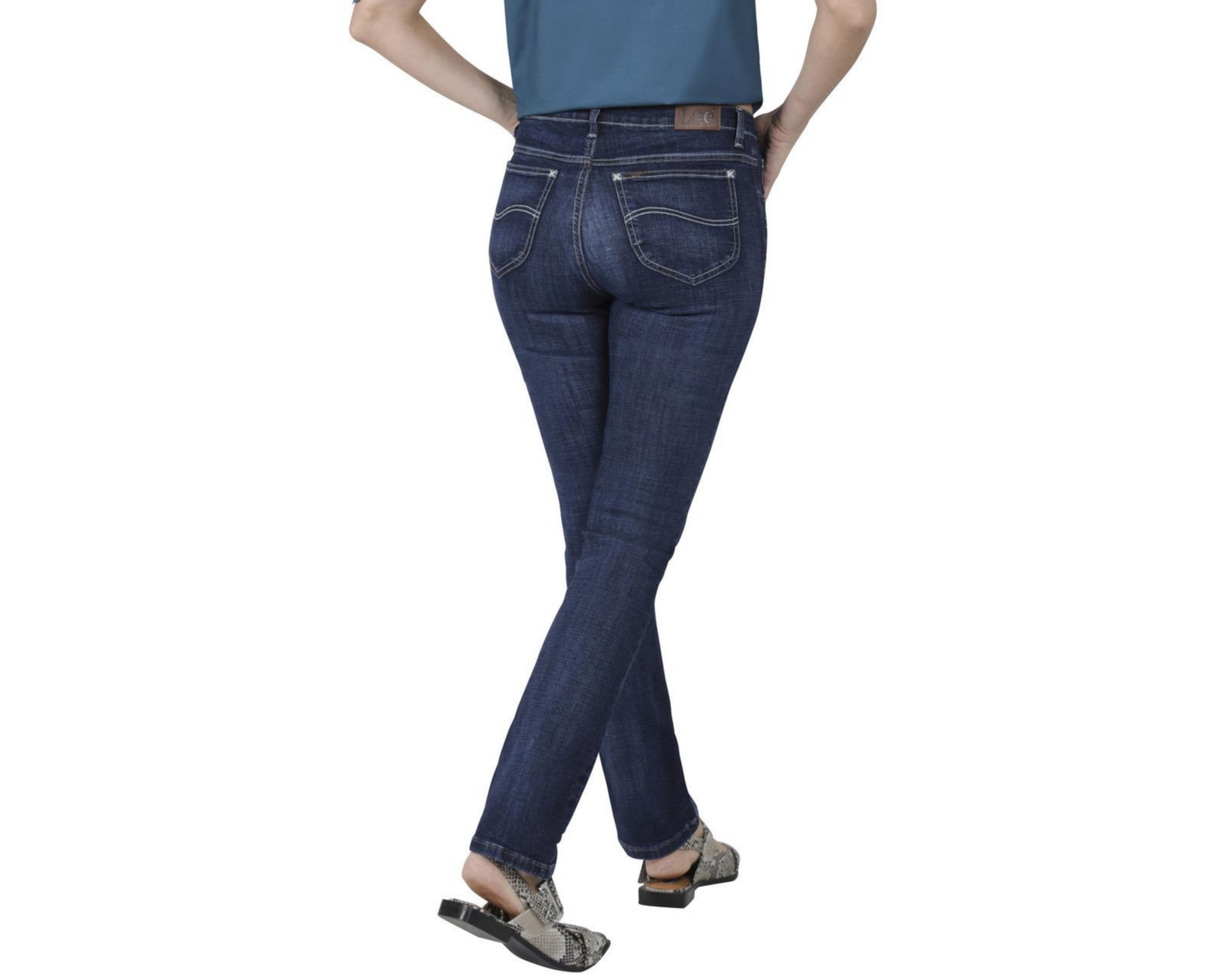 Foto 4 pulgar | Jeans Slim Fit Lee para Mujer