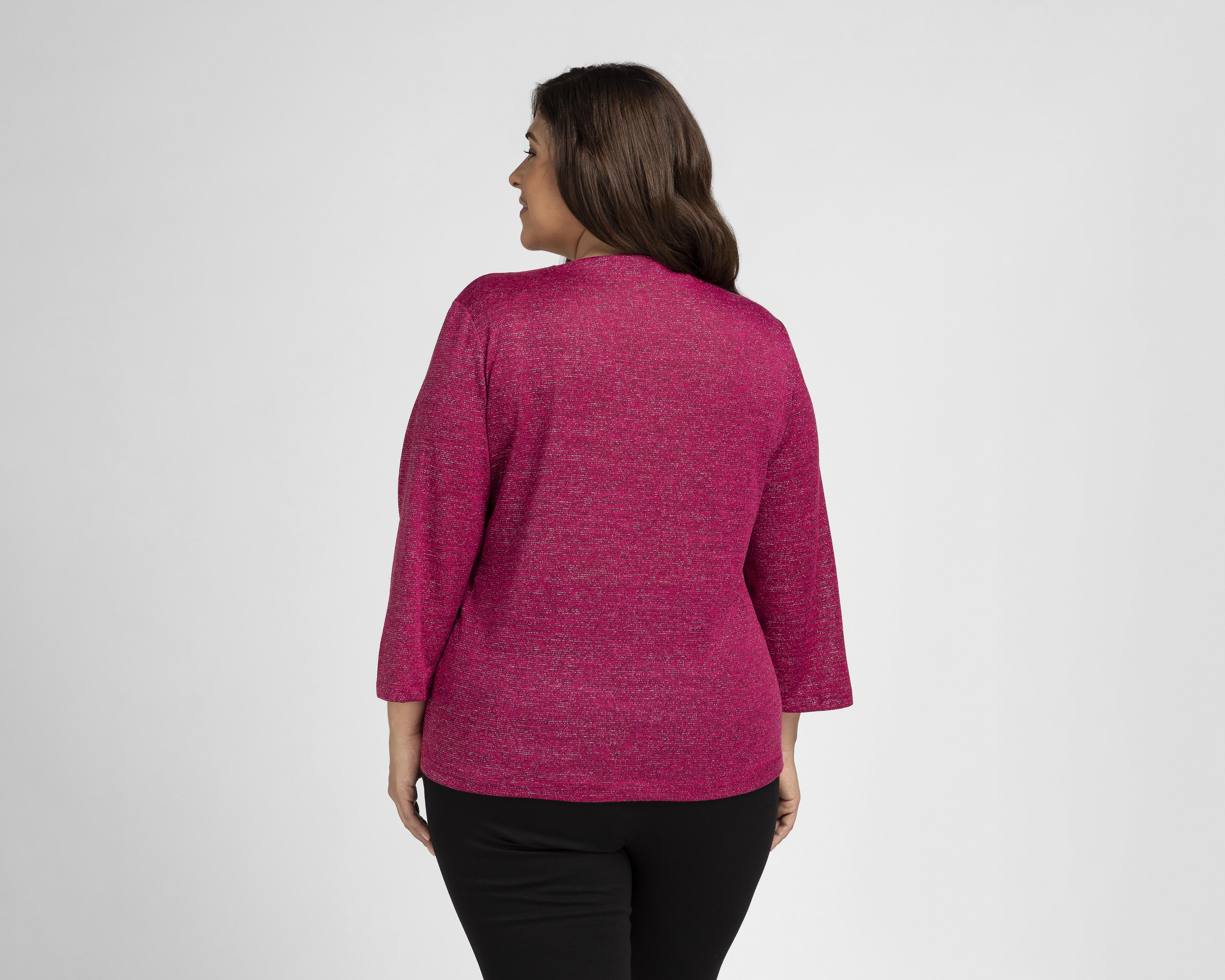 Foto 3 | Blusa Sahara Vino con Top Interior