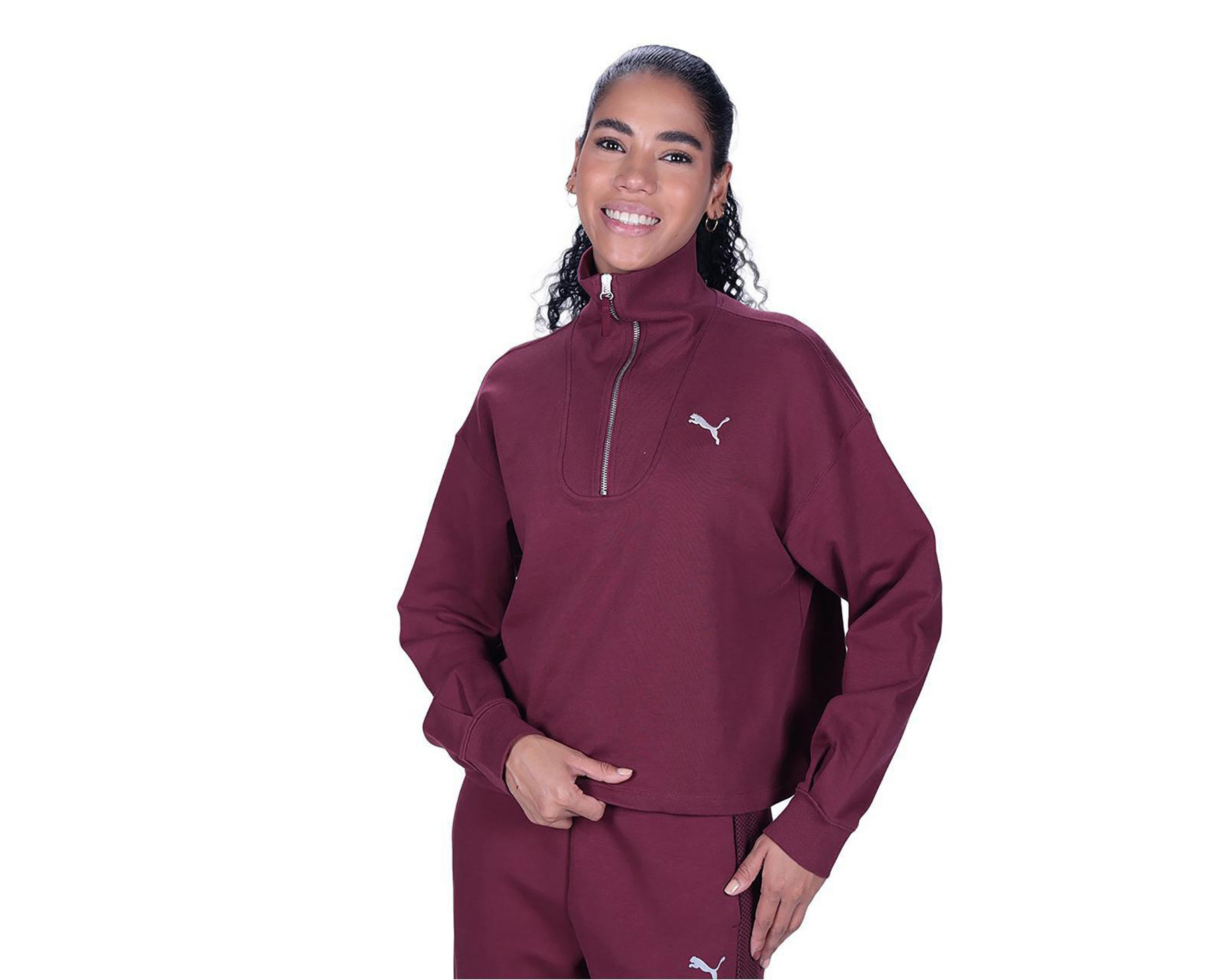 Foto 1 | Sudadera Puma Cuello Alto