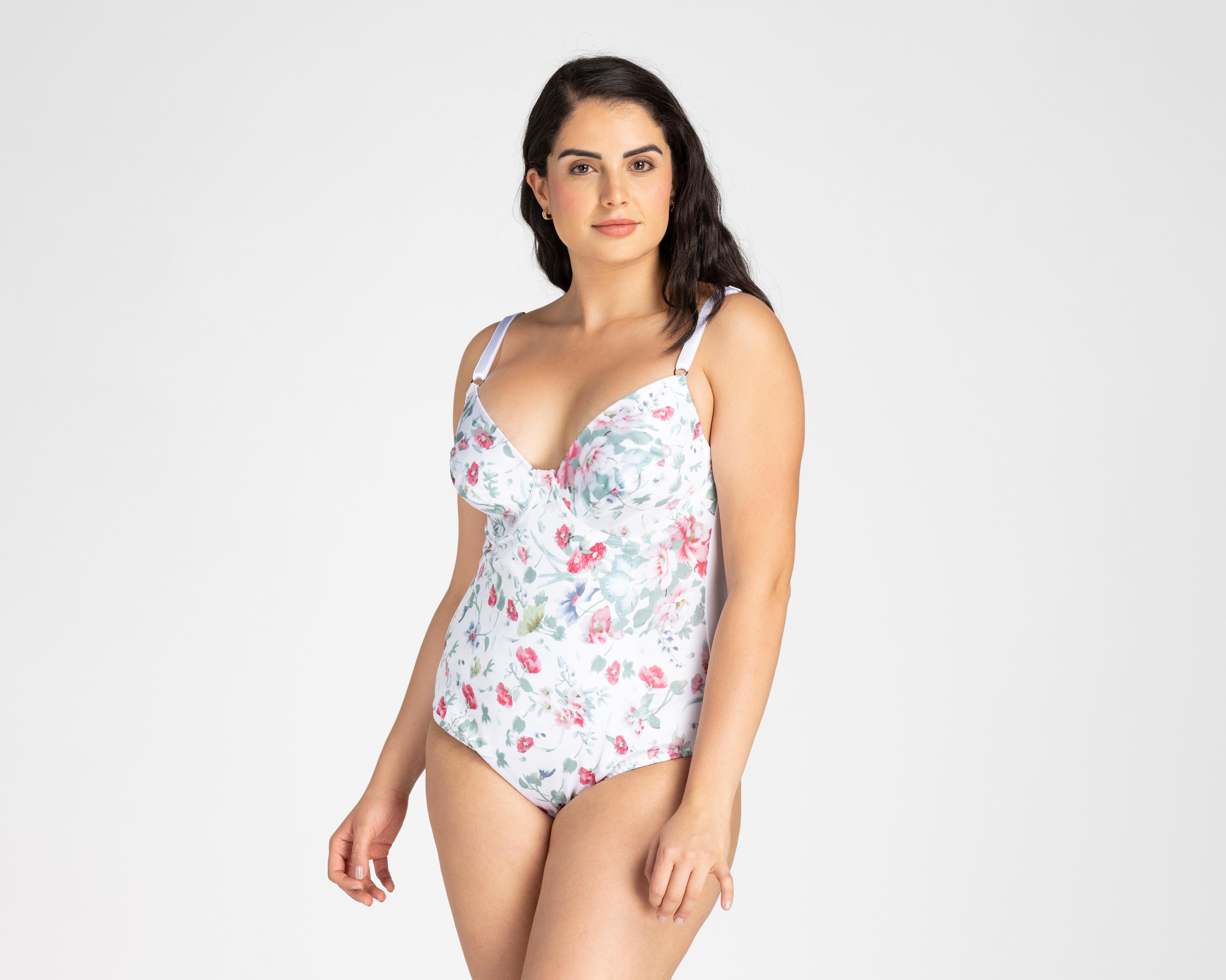 Body con Control Beauty Secret Media Compresión con Tirantes para Mujer
