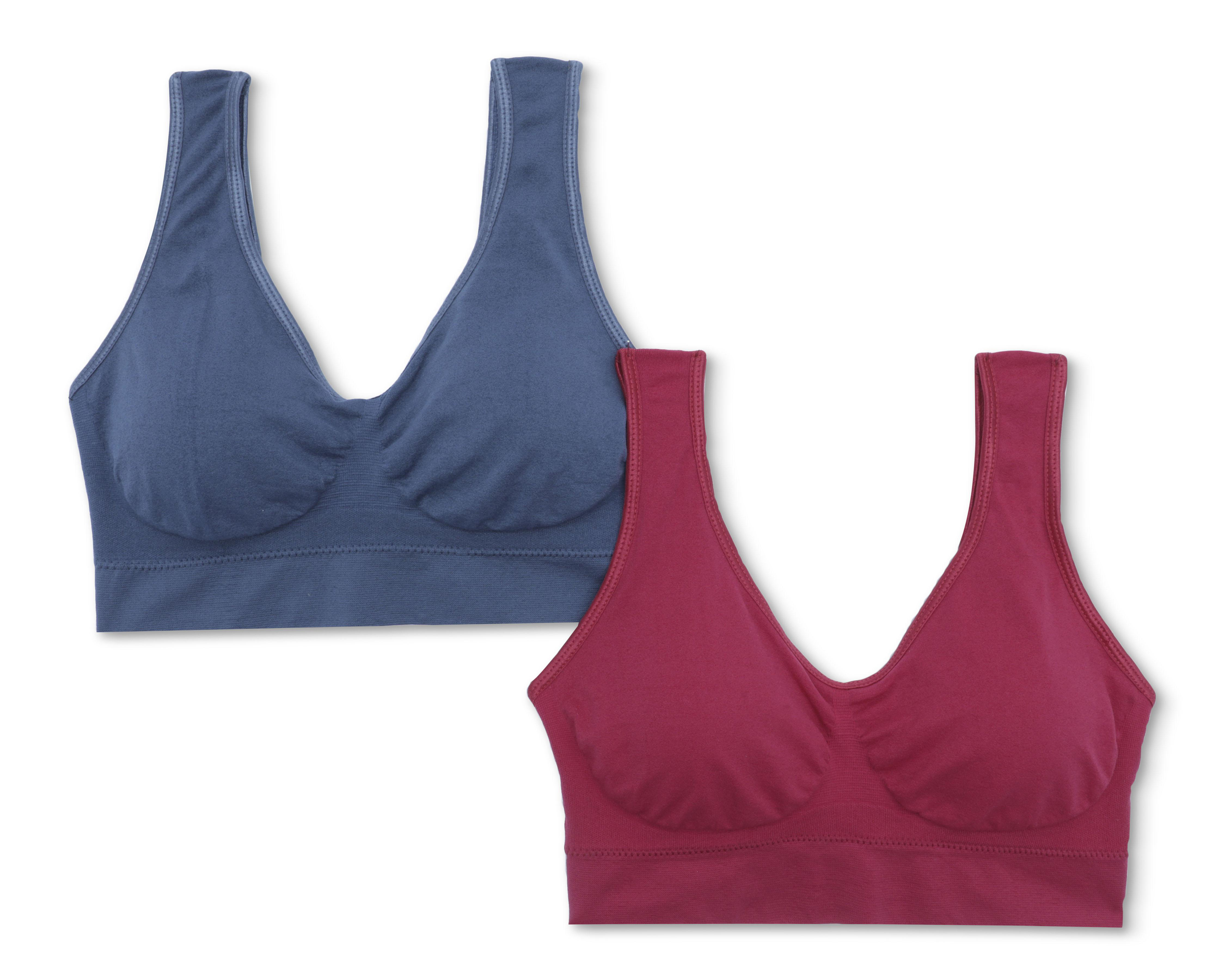 Top Seamless Inti Celeste sin Varillas para Mujer 2 Pack