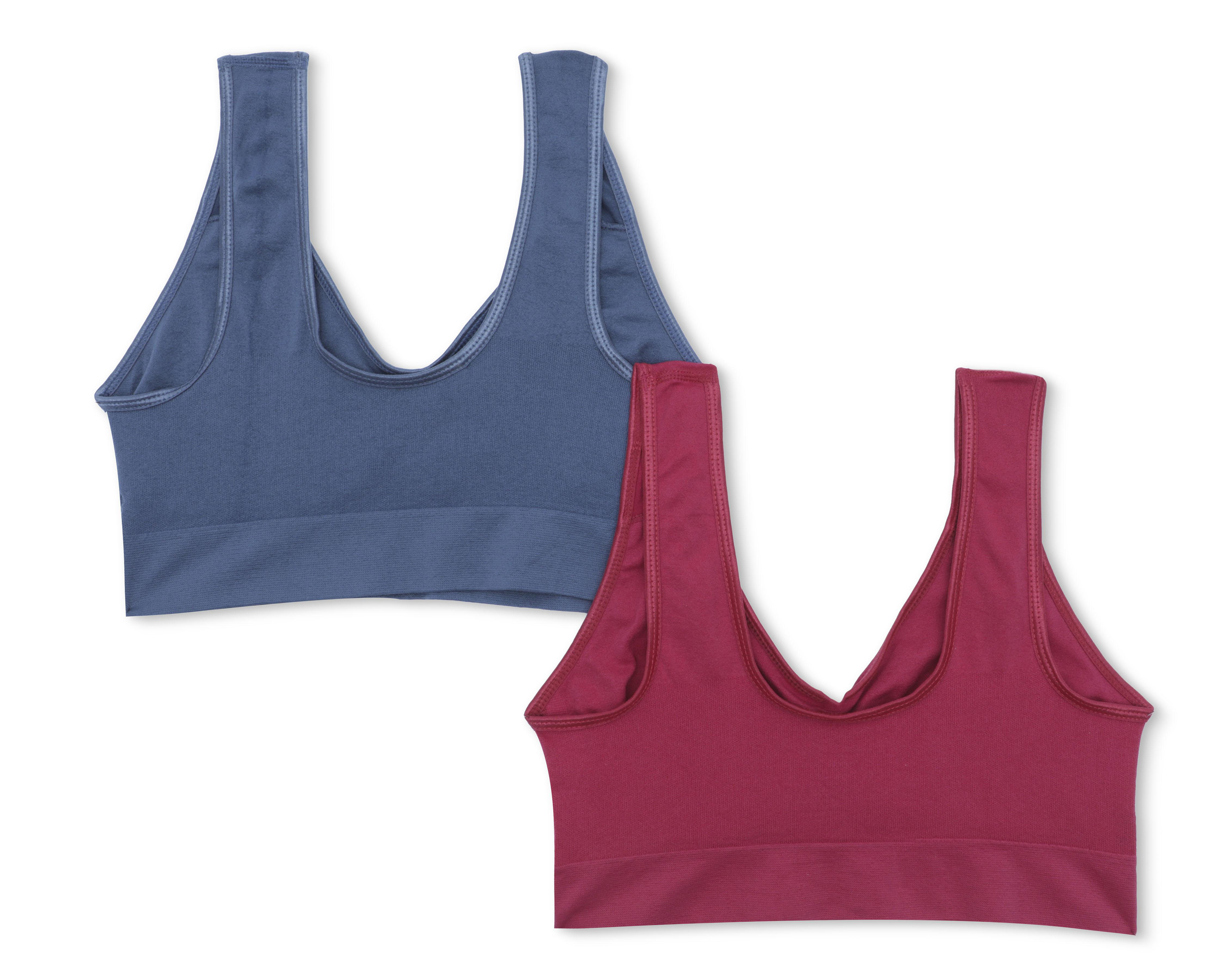 Foto 3 pulgar | Top Seamless Inti Celeste sin Varillas para Mujer 2 Pack