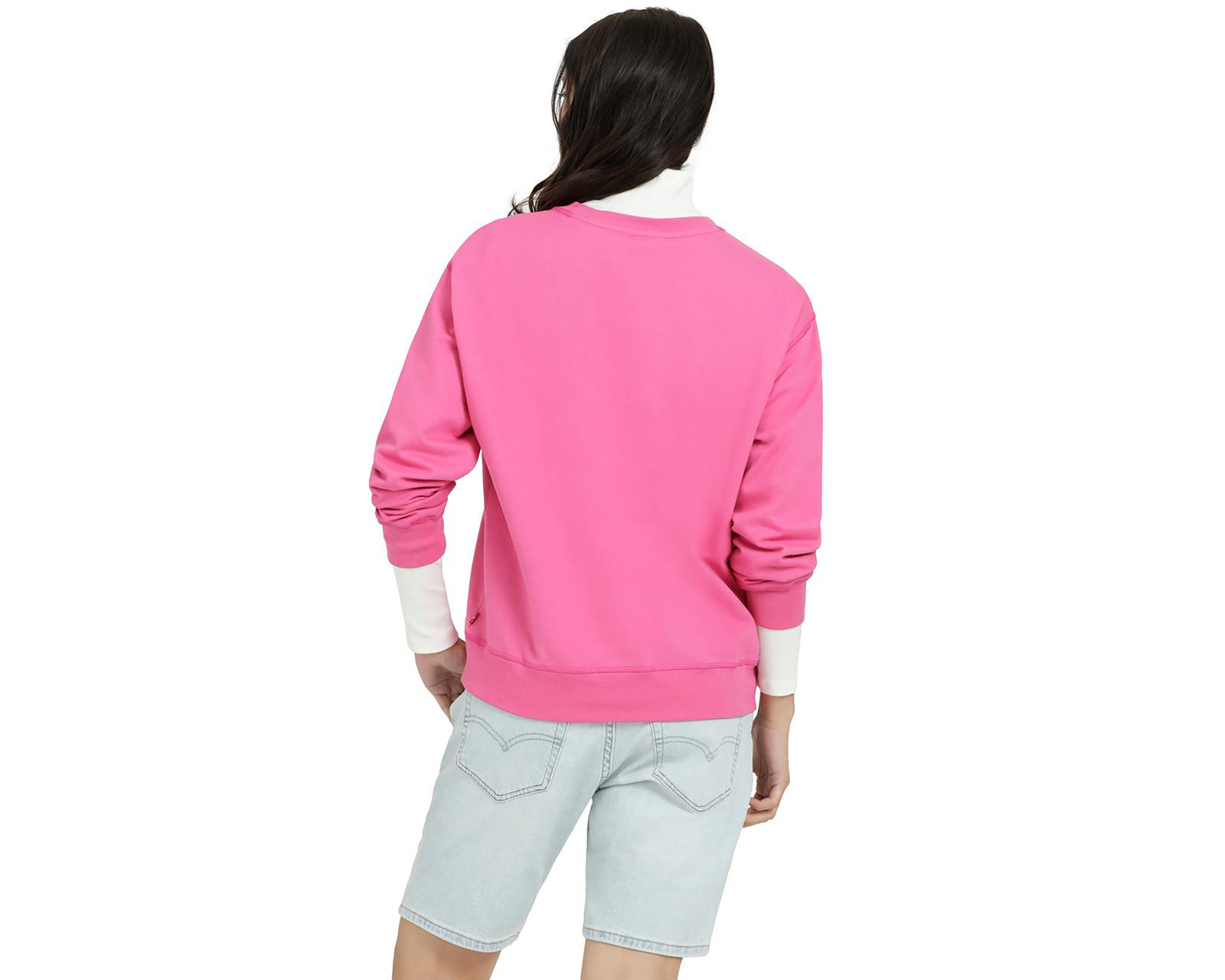 Foto 4 pulgar | Sudadera Levi's Rosa