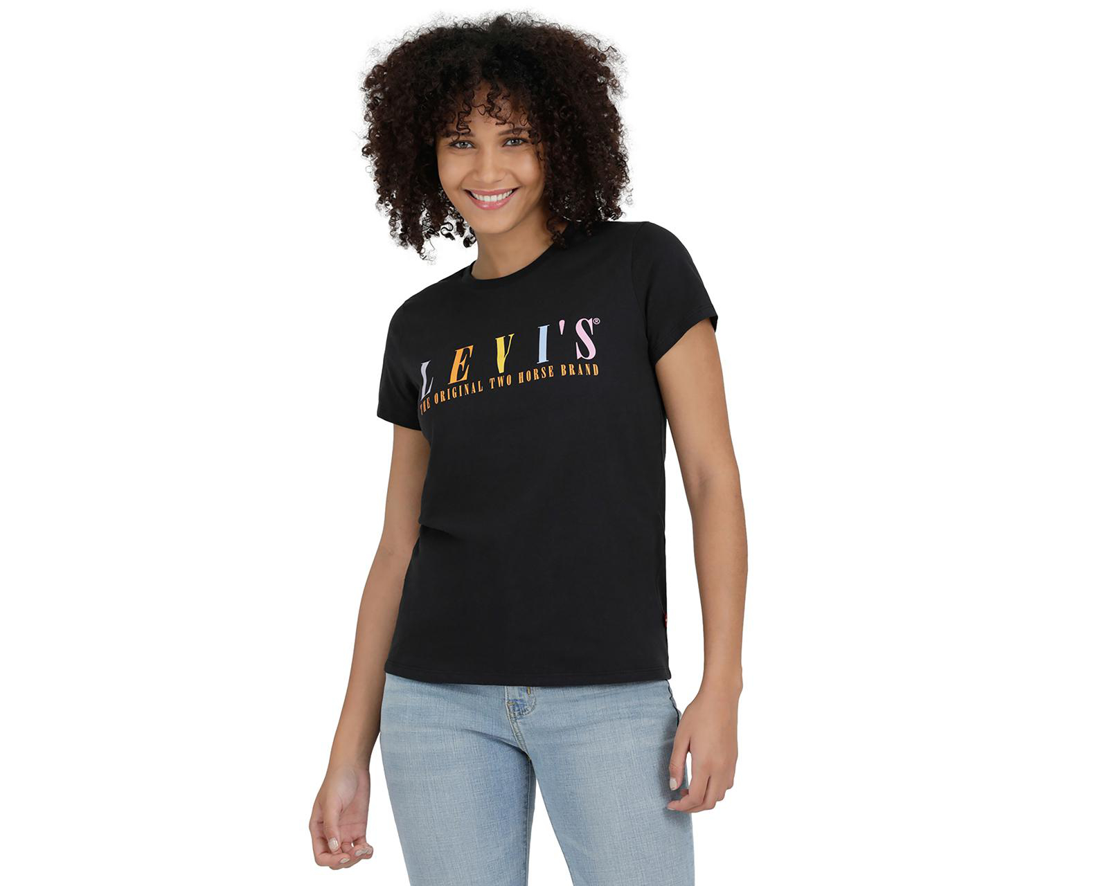 Foto 6 pulgar | Playera Levi's Manga Corta Negra