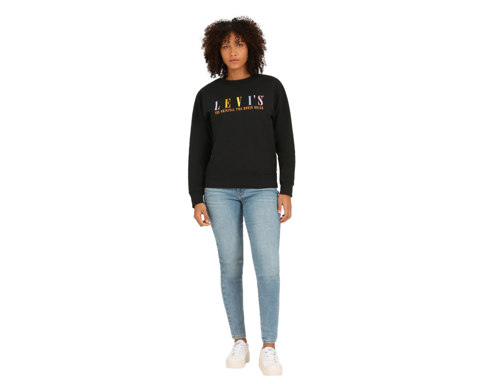 Foto 5 pulgar | Sudadera Levi's Negra Estampada