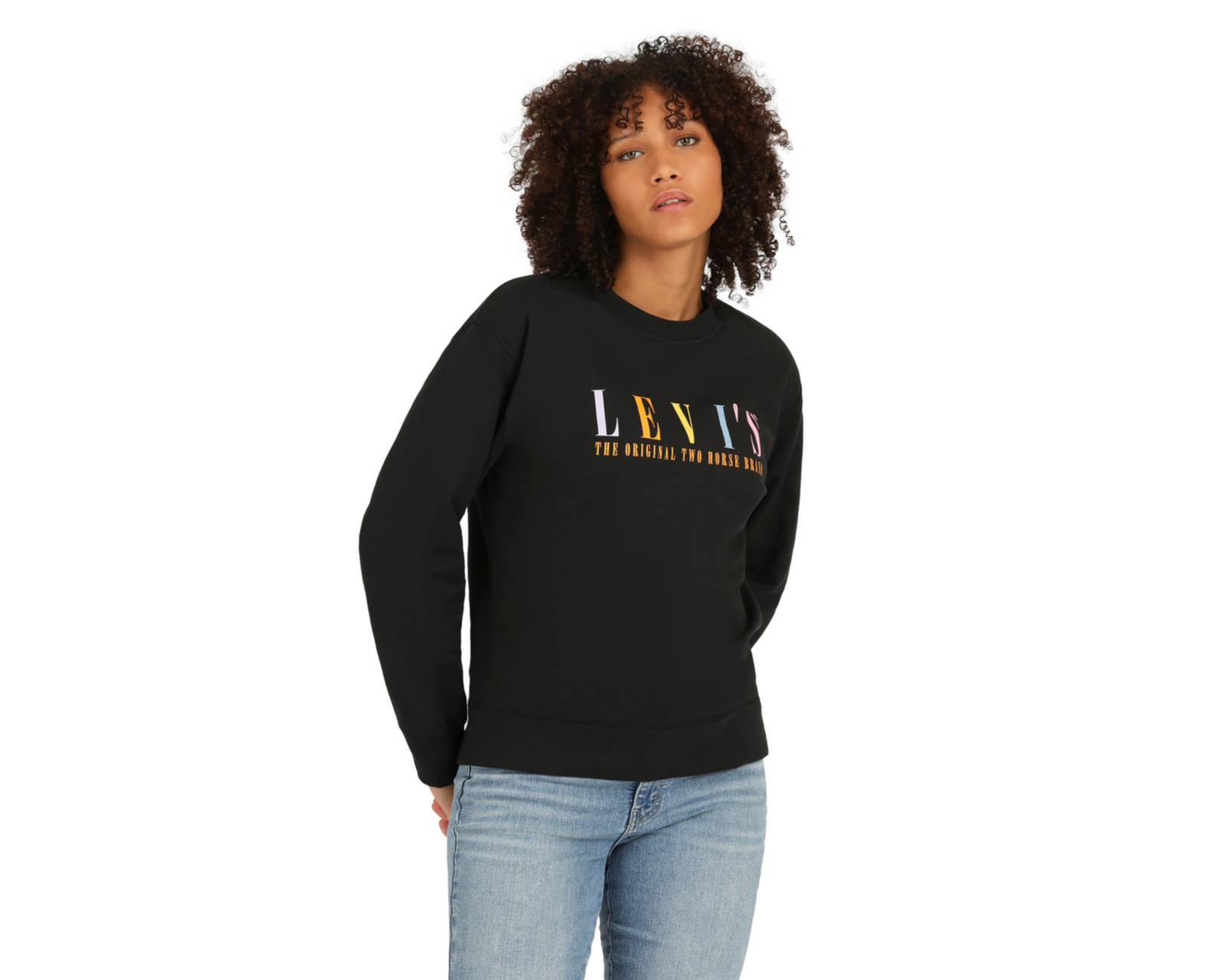 Foto 5 | Sudadera Levi's Negra Estampada