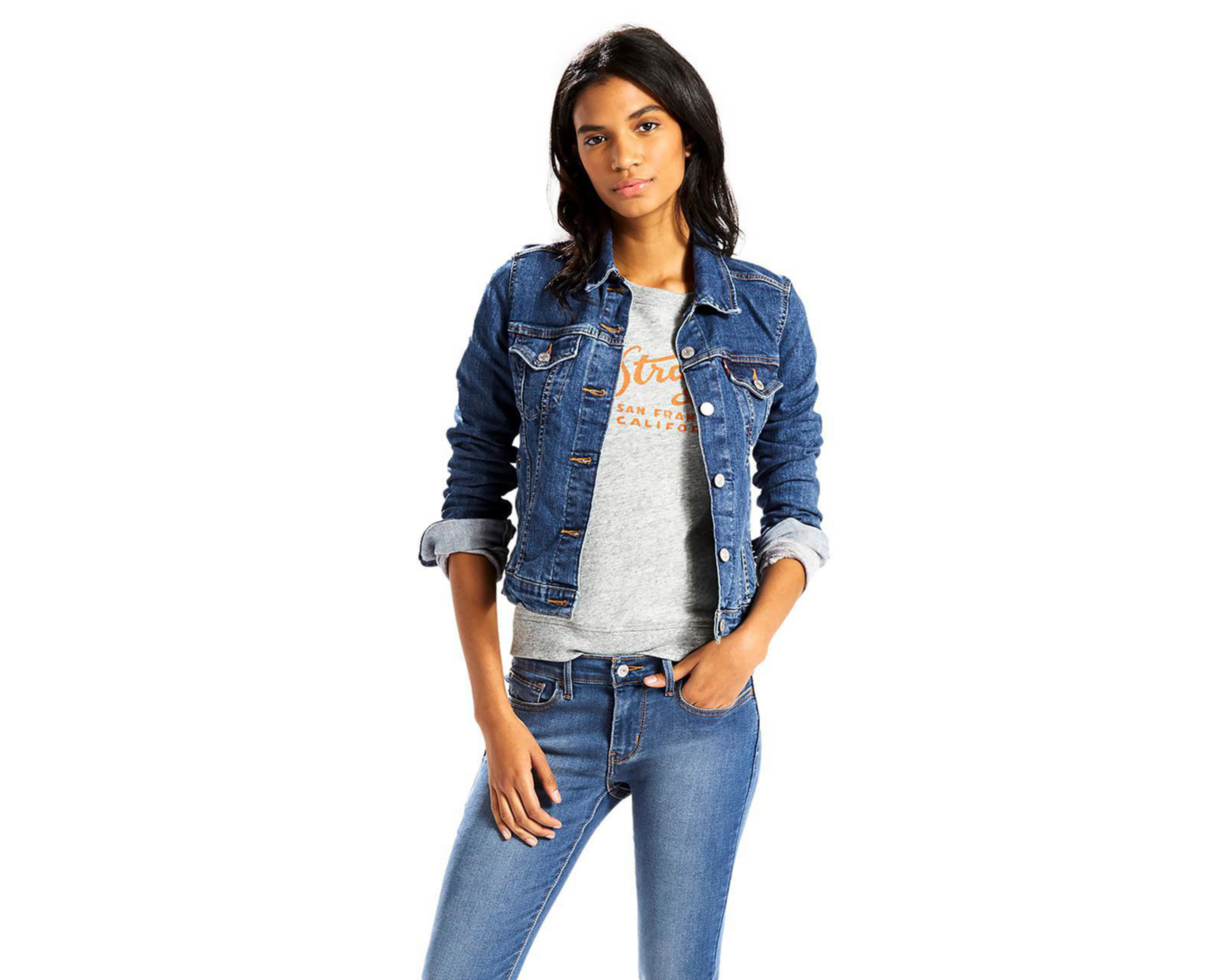 Foto 1 | Chamarra Trucker Levi's de Mezclilla