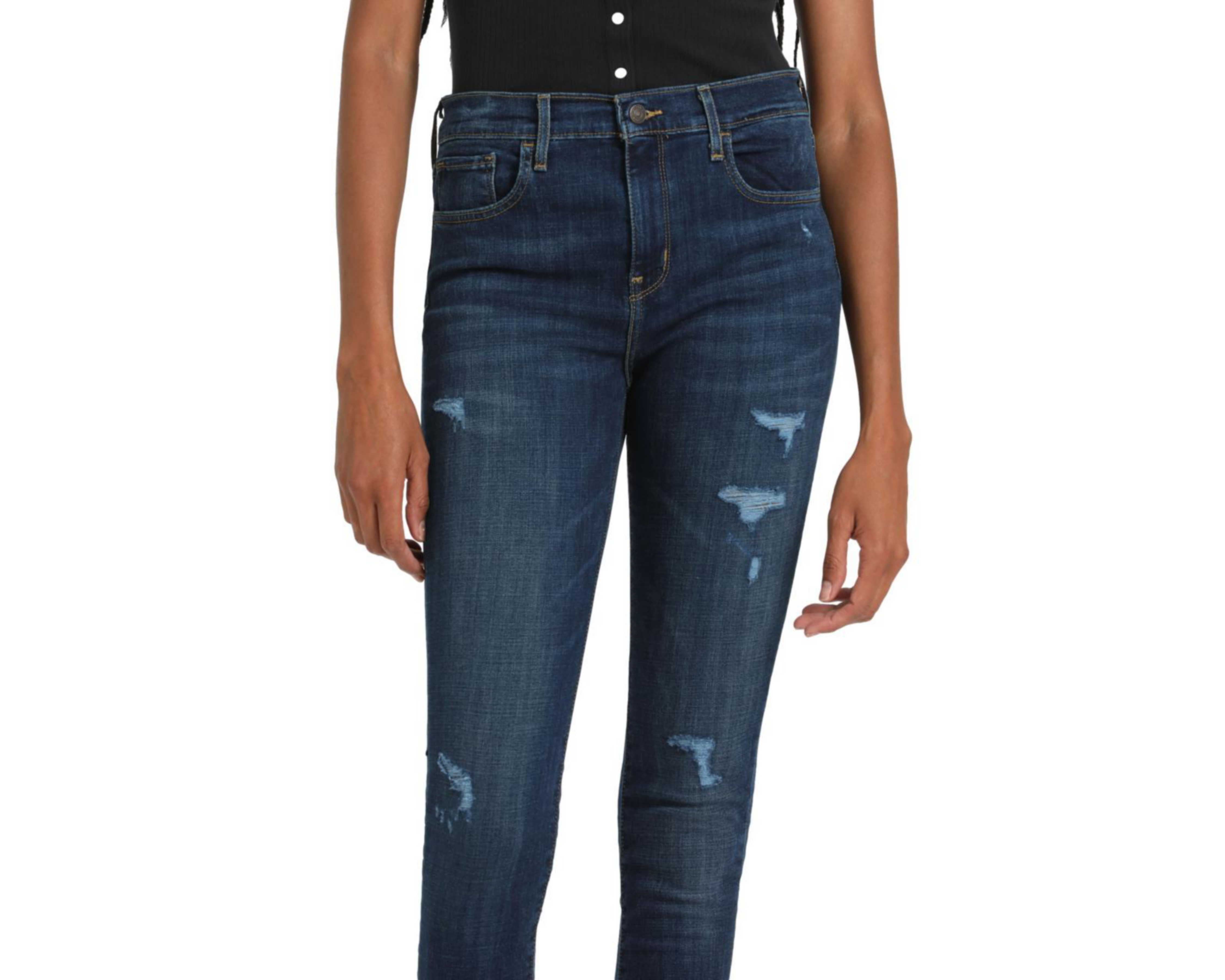 Foto 6 | Jeans Levi's Skinny con Destrucciones