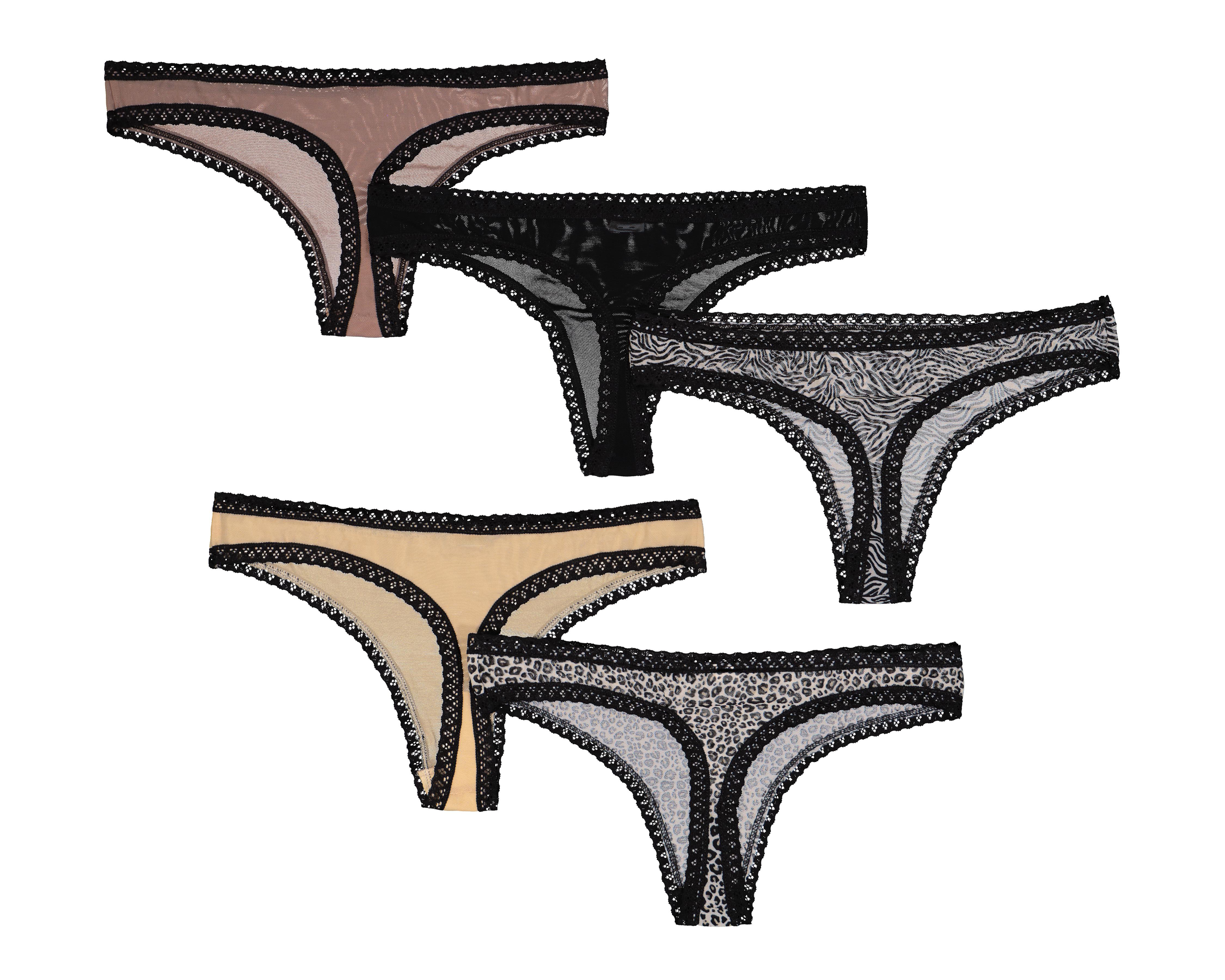 Foto 2 | Tanga Activa para Mujer 5 Piezas