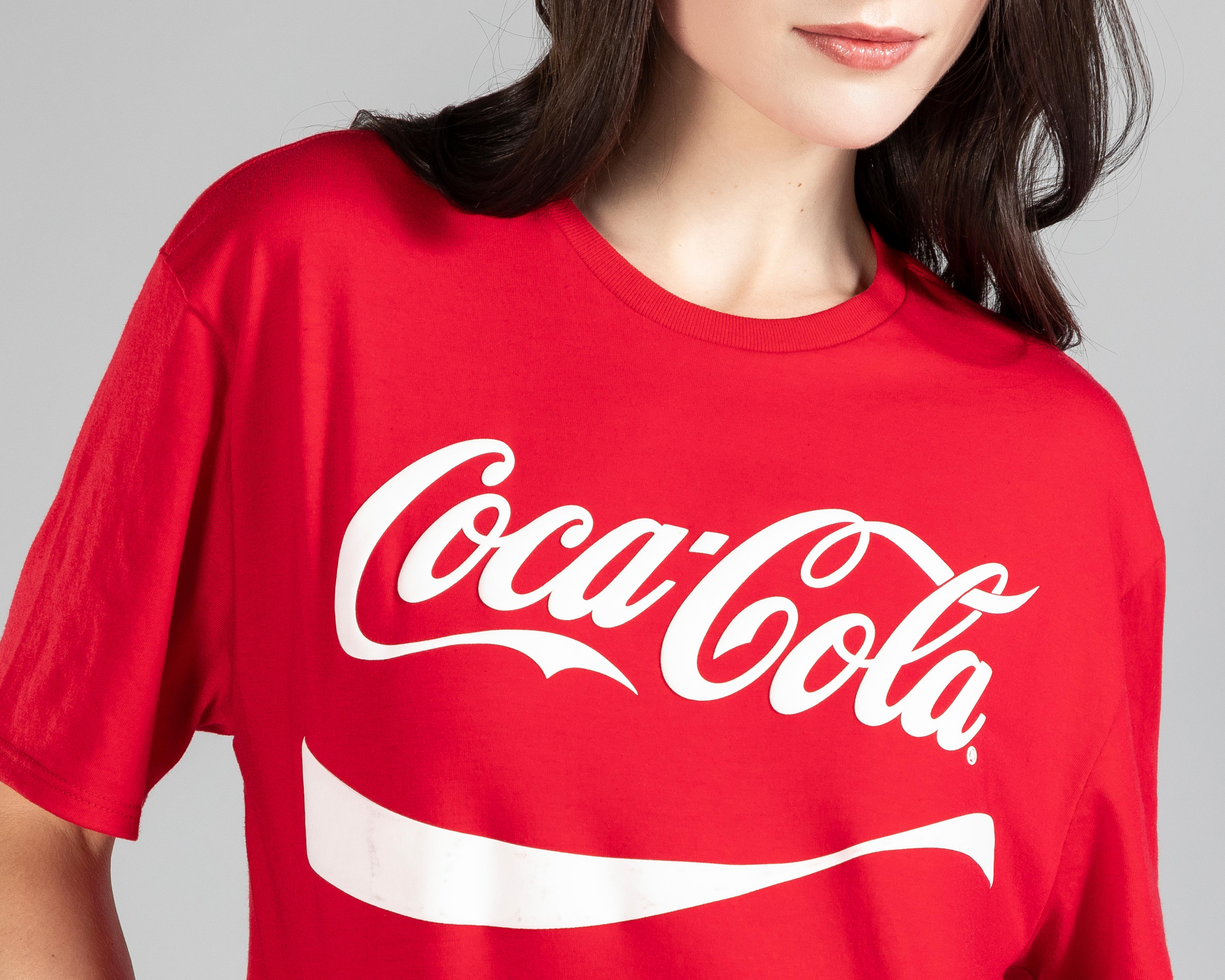 Foto 5 pulgar | Playera Coca-Cola Manga Corta para Mujer