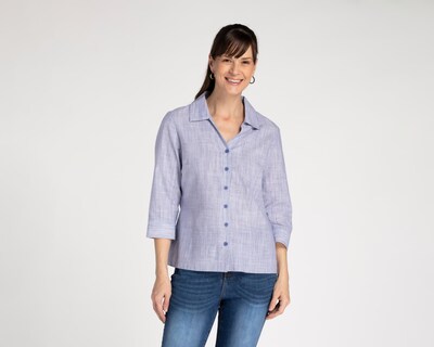 Foto 1 | Blusa Sahara Manga 3/4 con Botones
