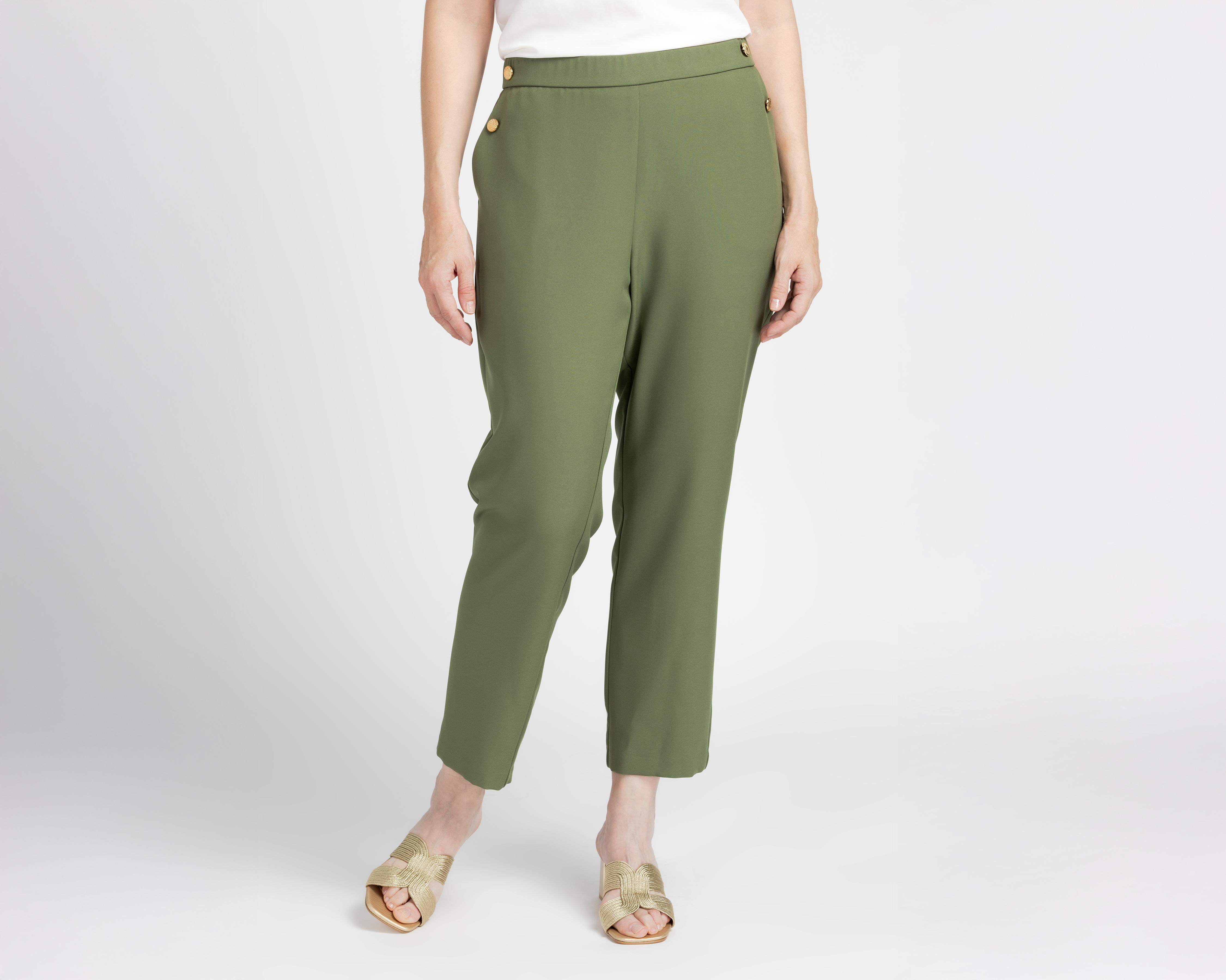 Pantalón de Vestir Sahara Verde para Mujer $319