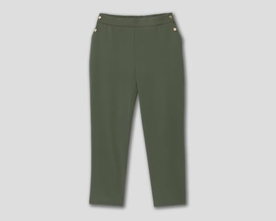 Foto 1 | Pantalón de Vestir Sahara Verde para Mujer