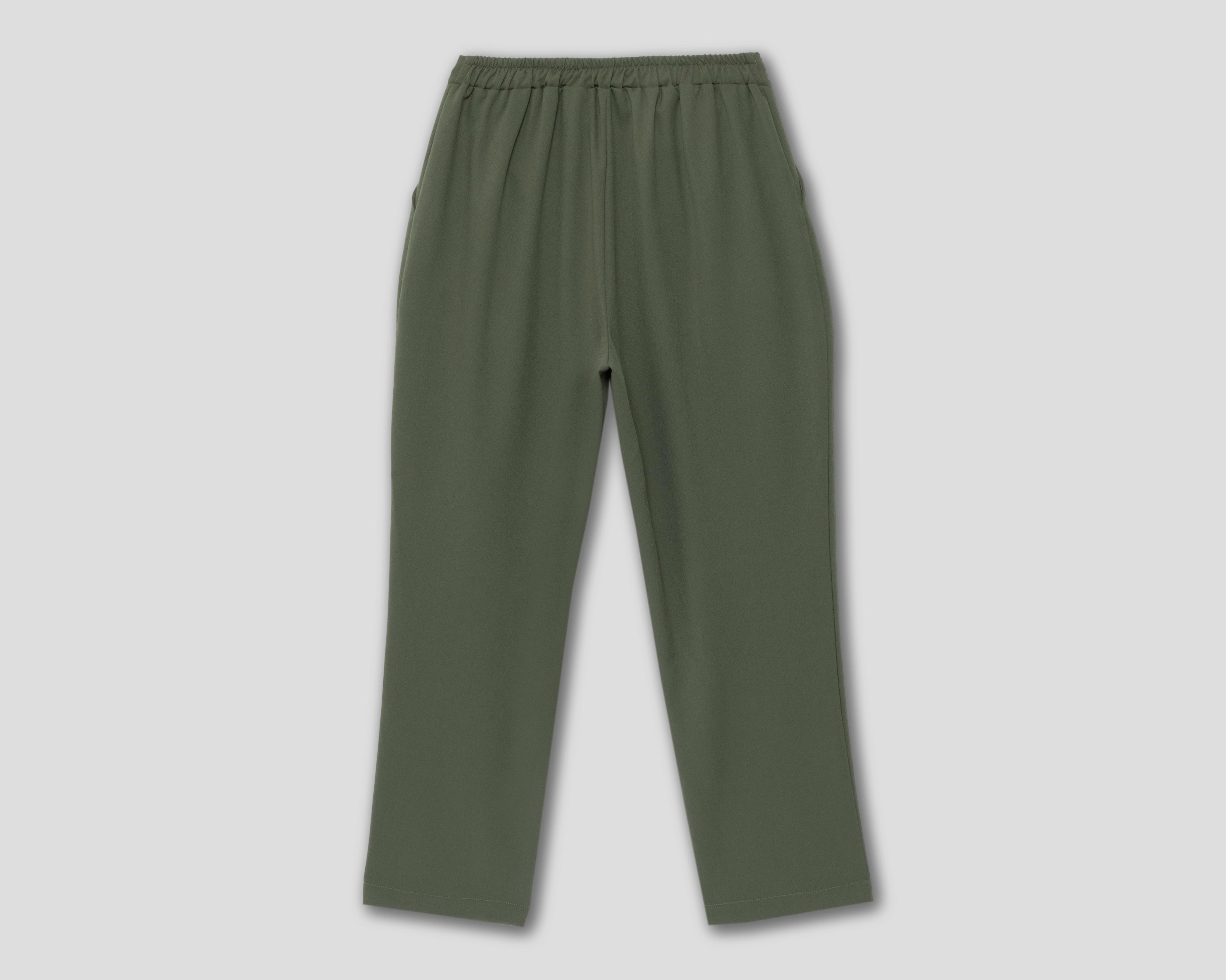 Foto 3 pulgar | Pantalón de Vestir Sahara Verde para Mujer