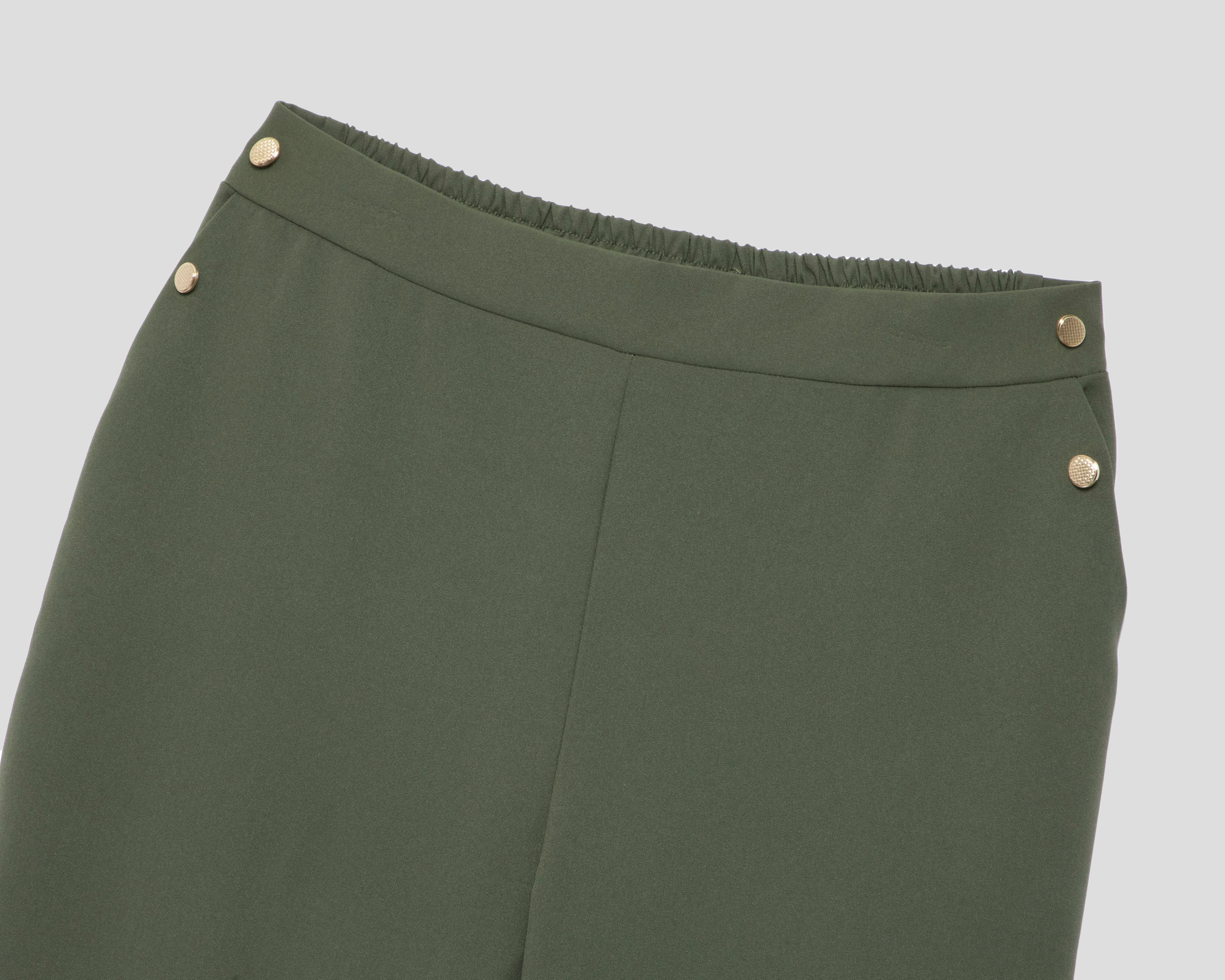 Foto 4 pulgar | Pantalón de Vestir Sahara Verde para Mujer
