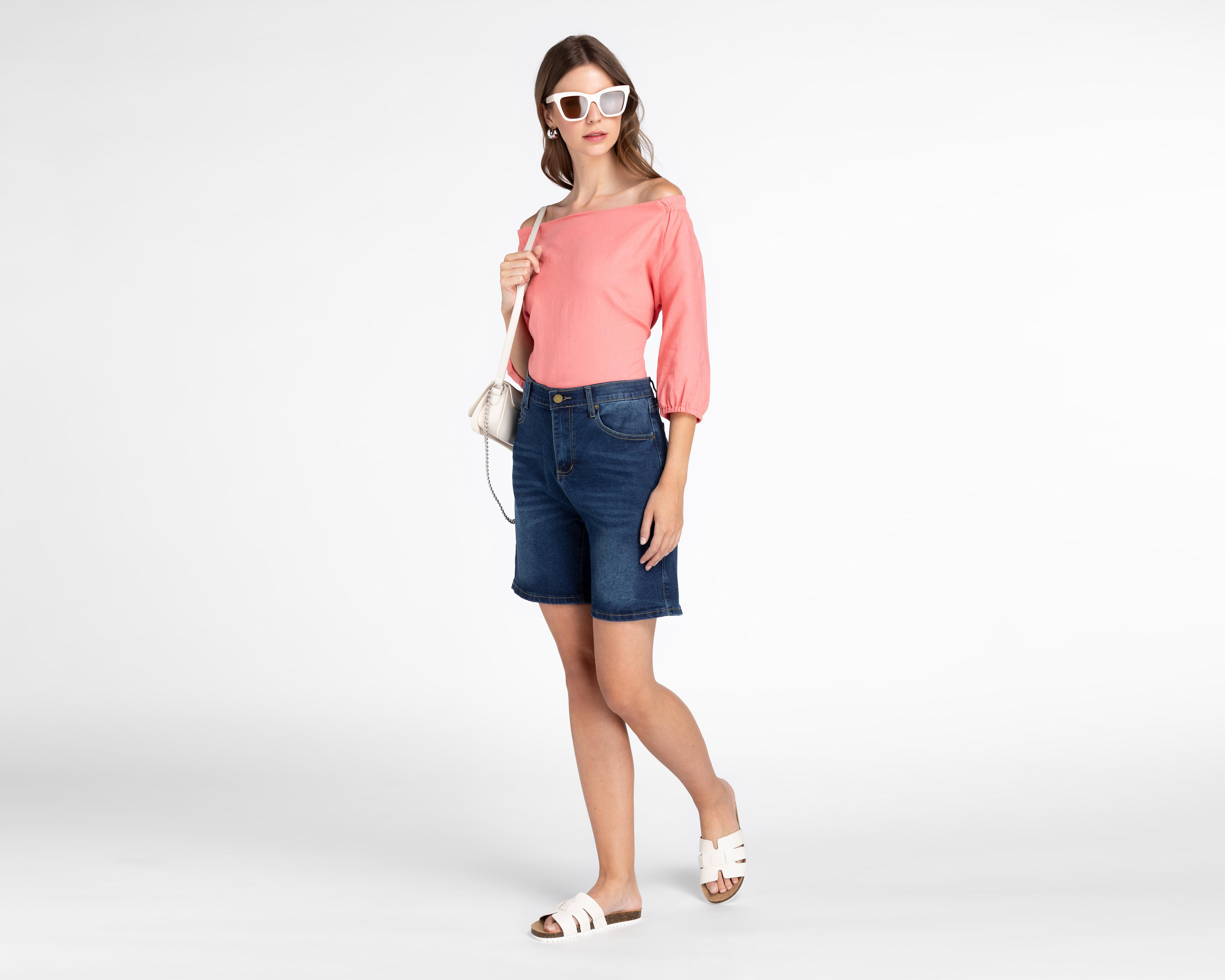 Foto 2 | Blusa Andiamo Manga 3/4 para Mujer
