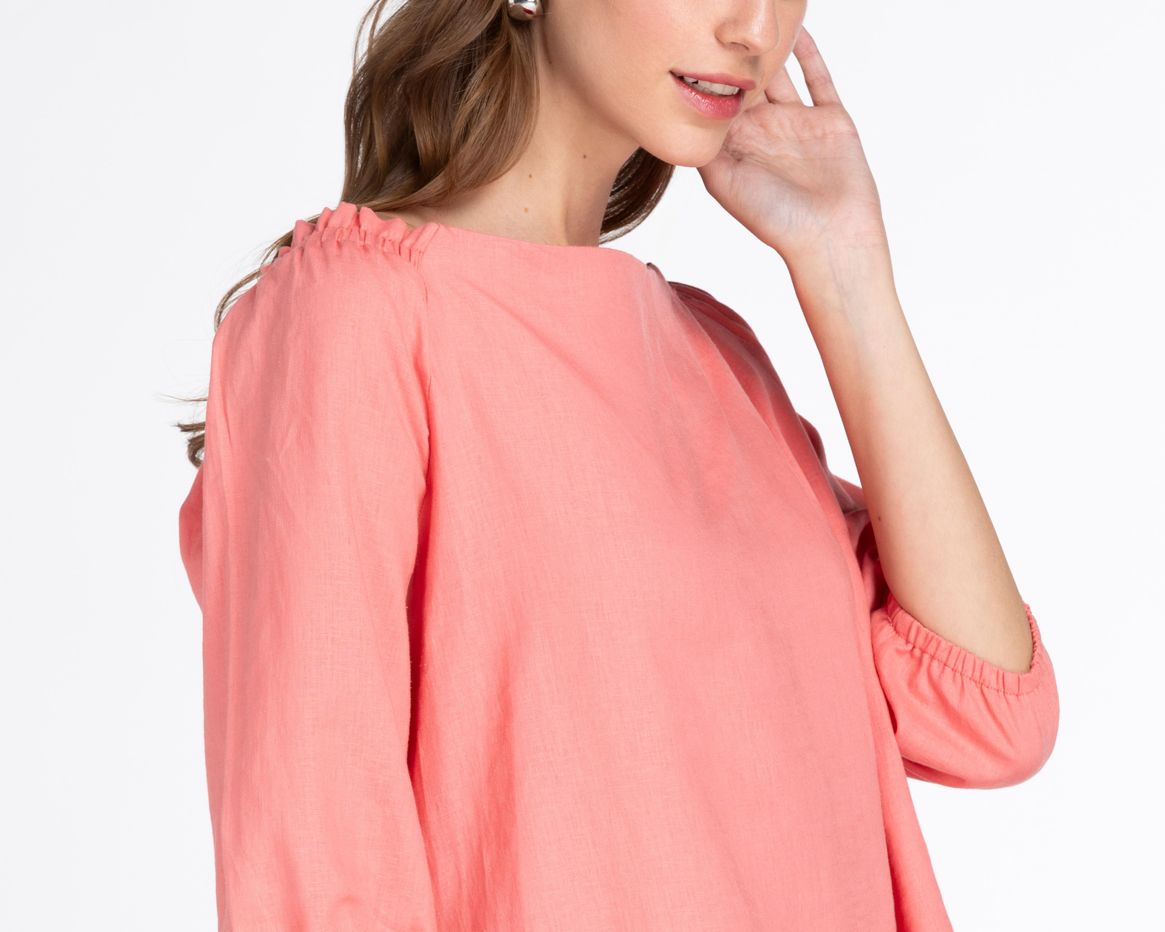 Foto 5 pulgar | Blusa Andiamo Manga 3/4 para Mujer