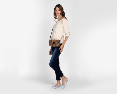 Foto 2 | Blusa Andiamo Manga 3/4 Beige para Mujer