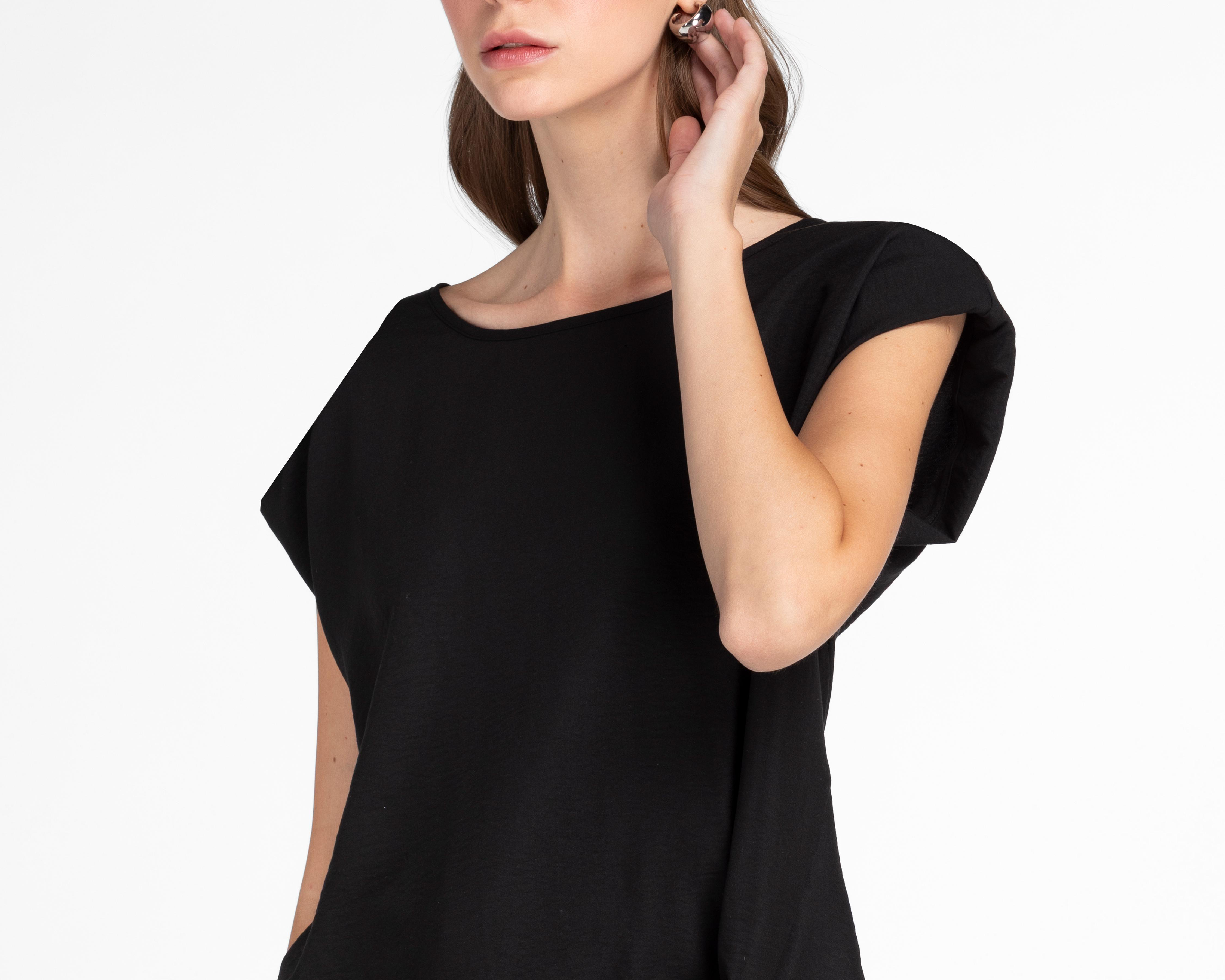 Foto 5 pulgar | Blusa Andiamo Negra para Mujer