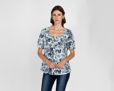 Foto 1 | Blusa Andiamo Manga Corta Estampado Floral para Mujer