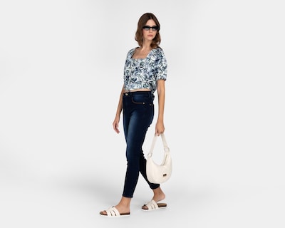Foto 2 | Blusa Andiamo Manga Corta Estampado Floral para Mujer