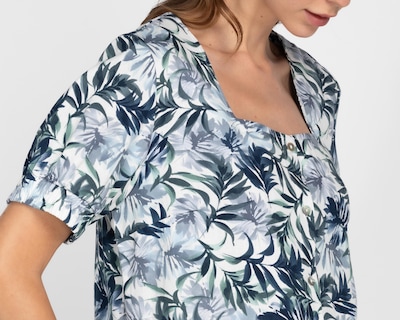 Foto 4 | Blusa Andiamo Manga Corta Estampado Floral para Mujer