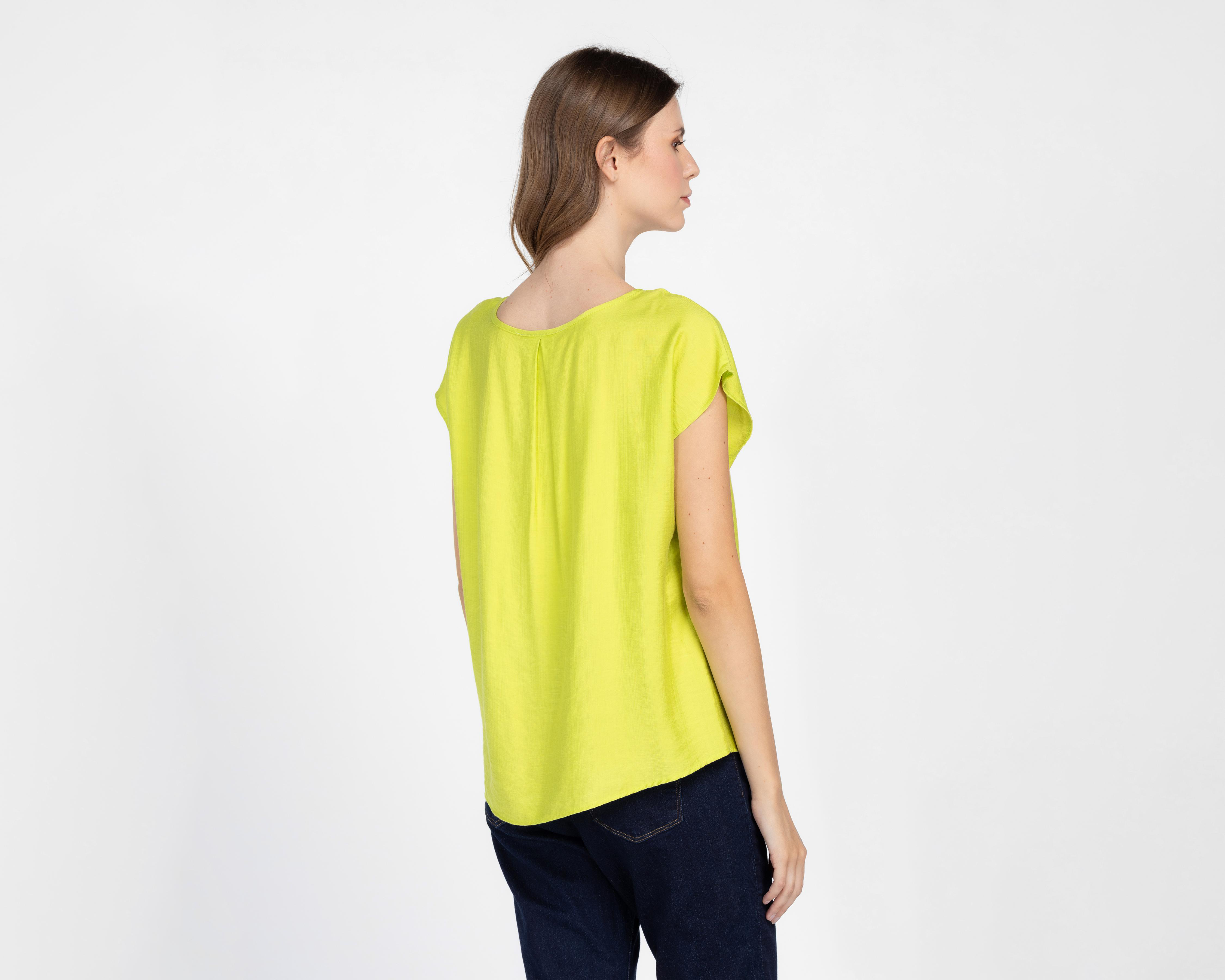 Foto 4 pulgar | Blusa Andiamo Verde para Mujer