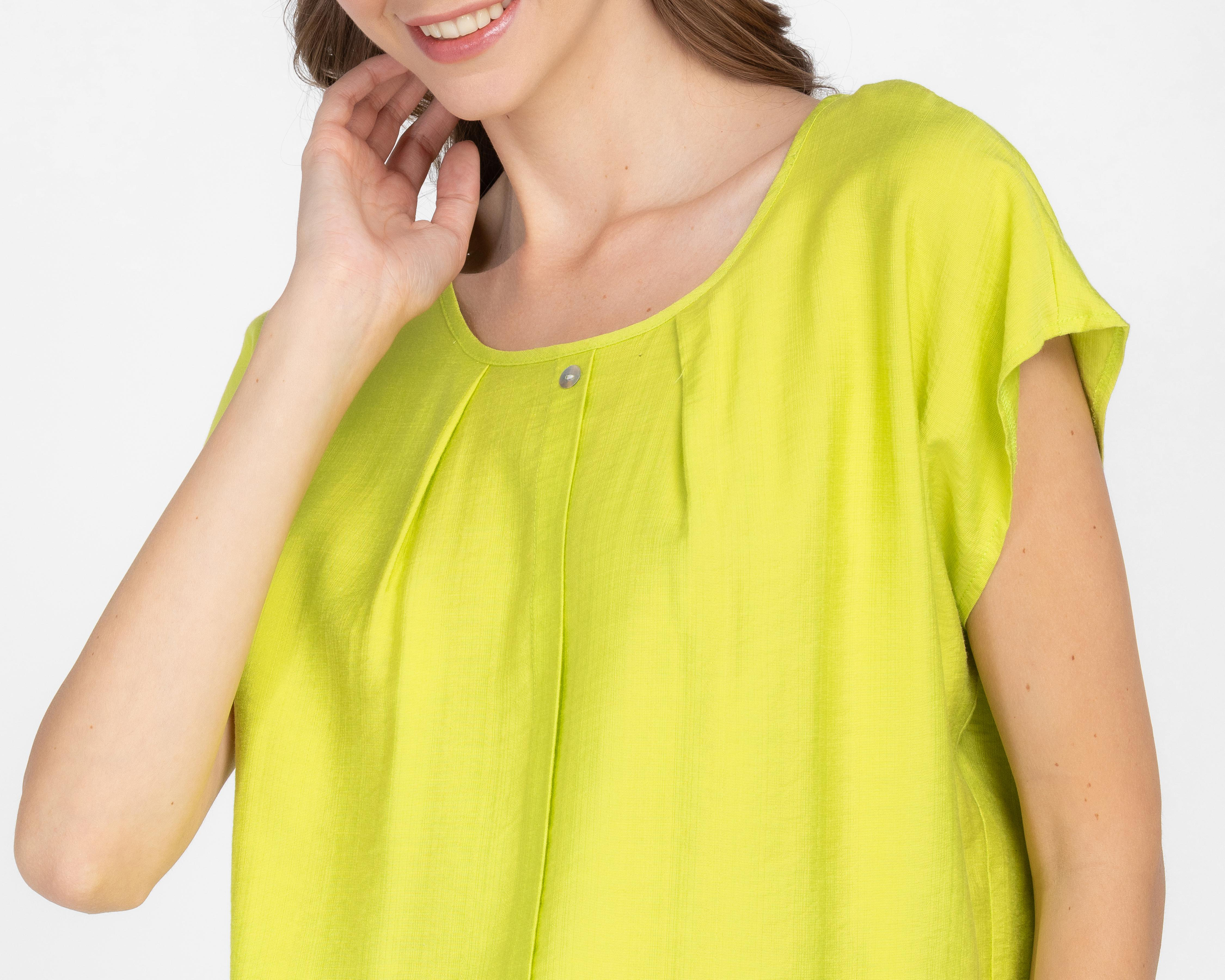 Foto 5 pulgar | Blusa Andiamo Verde para Mujer