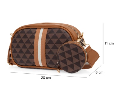 Foto 5 | Bolsa Cruzada Sahara