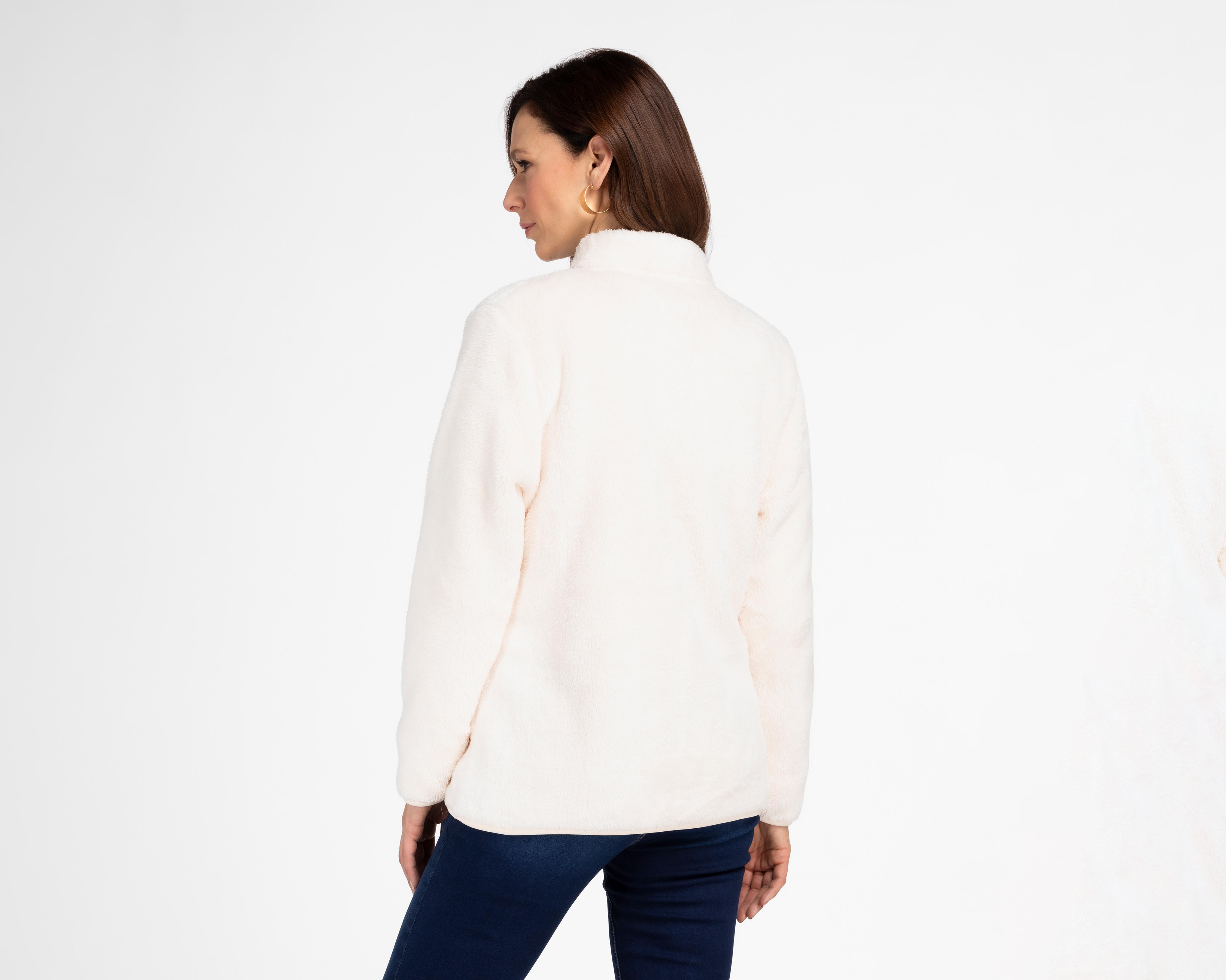 Foto 3 | Chamarra Lady Sun Beige con Peluche