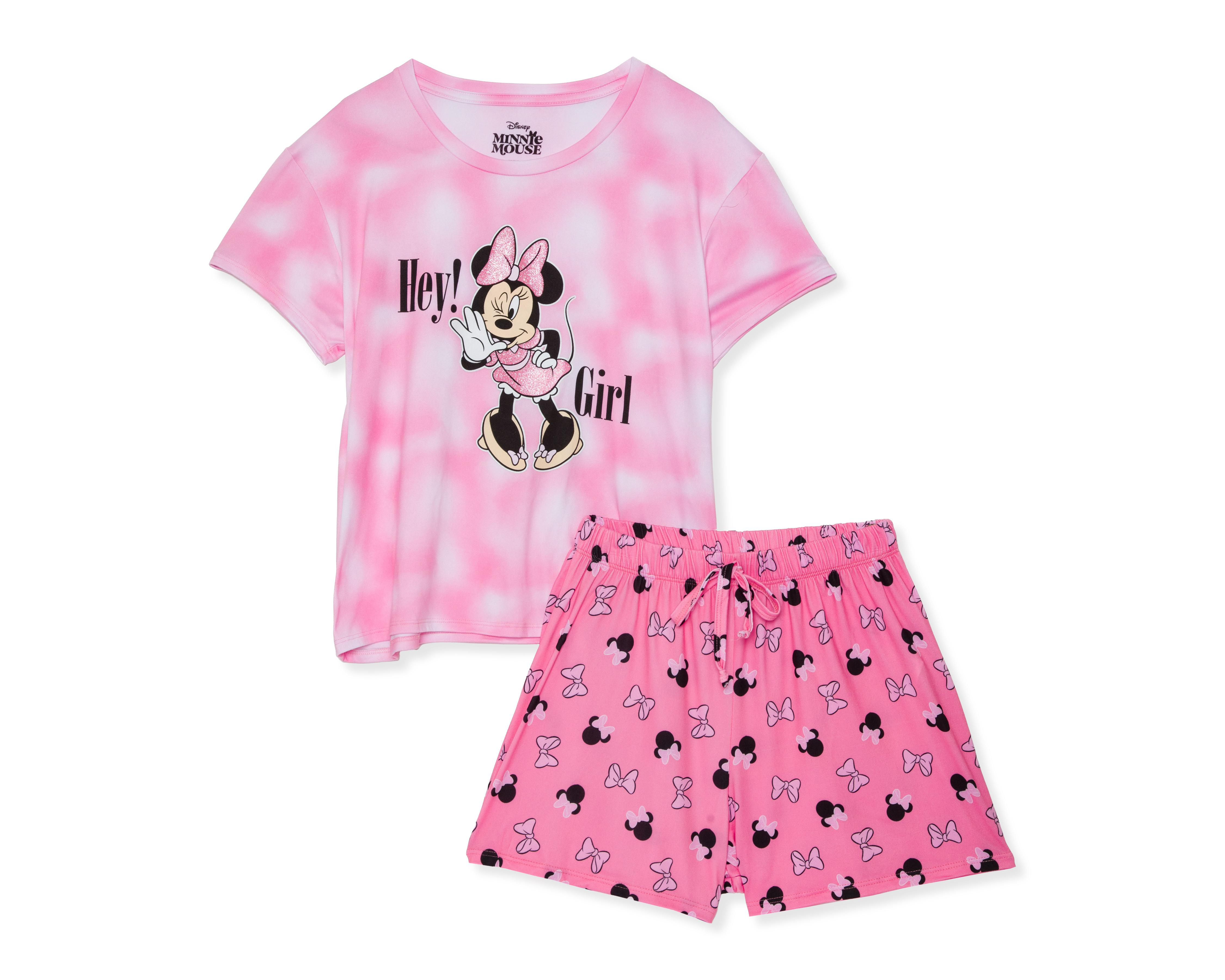 Foto 2 pulgar | Pijama Disney Minnie Mouse para Mujer 2 Piezas