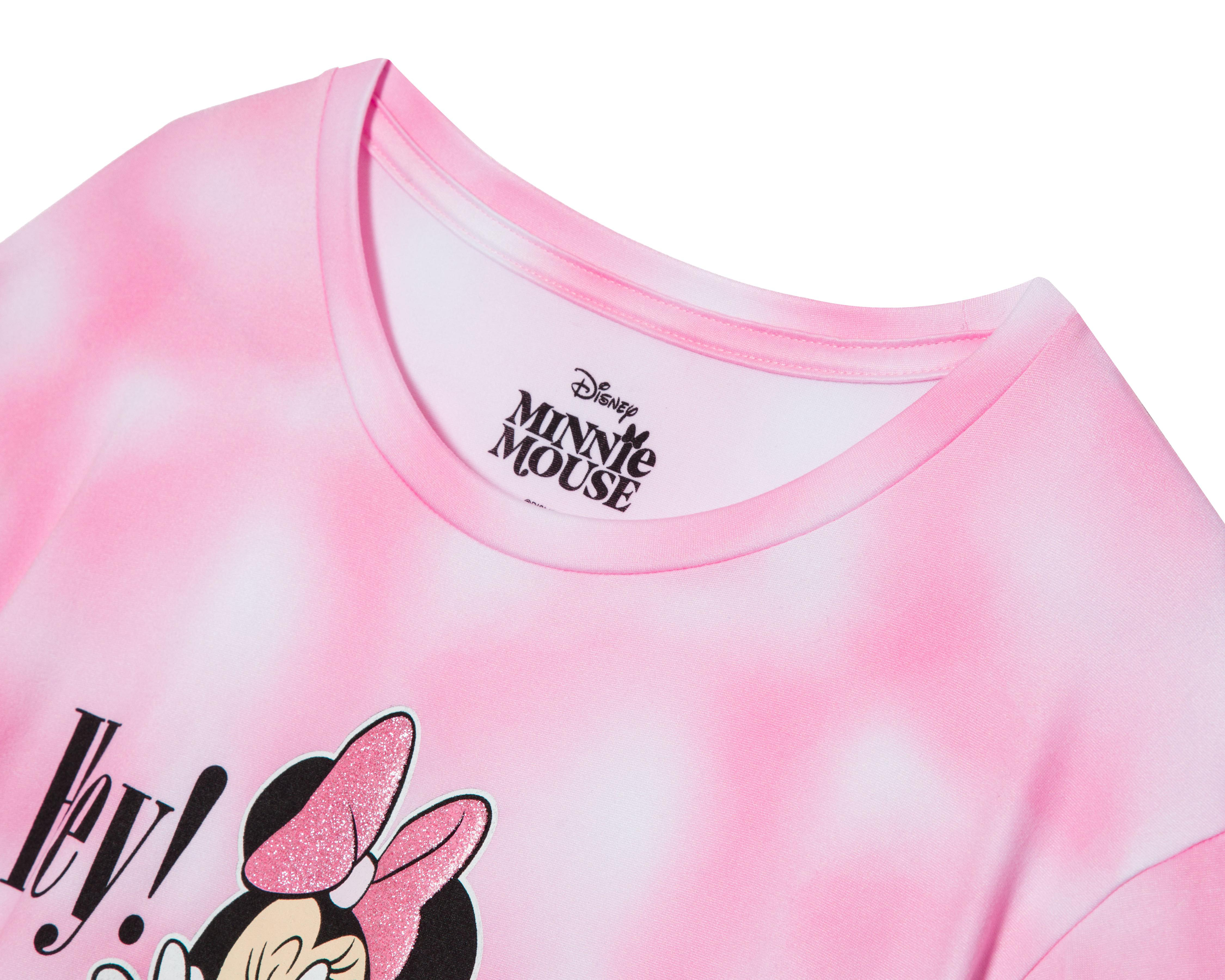 Foto 4 pulgar | Pijama Disney Minnie Mouse para Mujer 2 Piezas