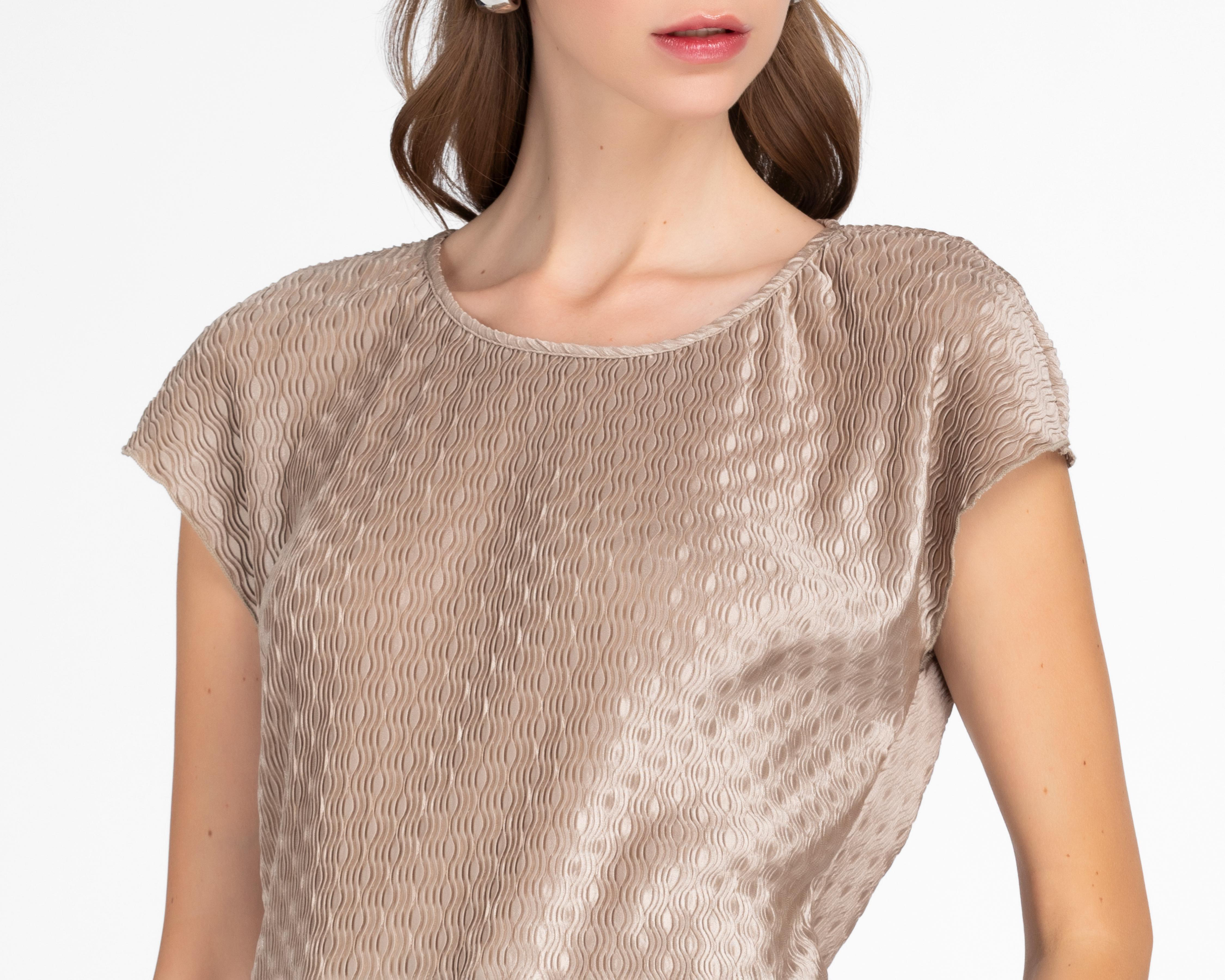 Foto 5 pulgar | Blusa Andiamo Dorada para Mujer