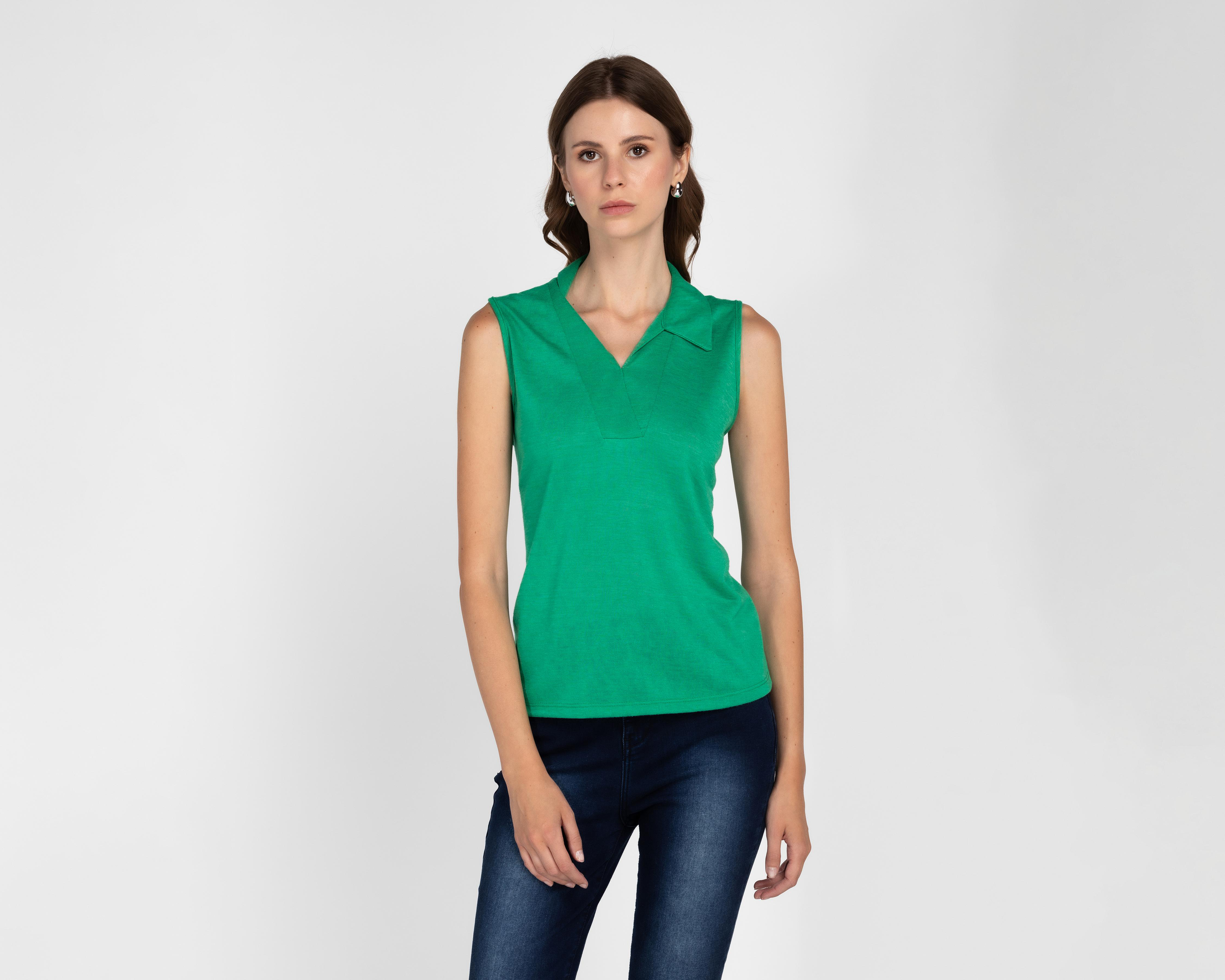 Foto 2 pulgar | Blusa Andiamo sin Mangas para Mujer