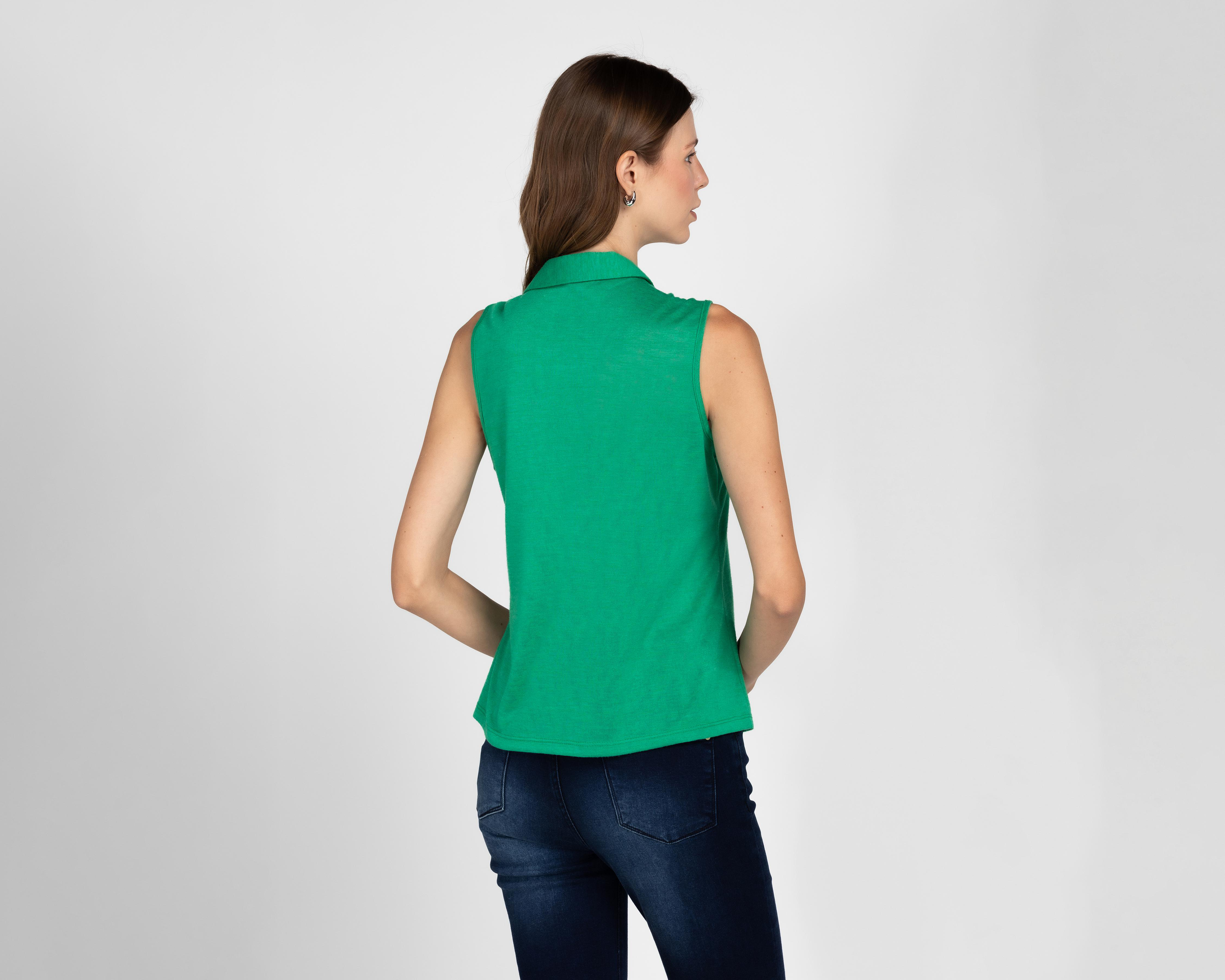 Foto 4 pulgar | Blusa Andiamo sin Mangas para Mujer
