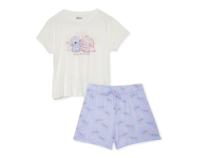Foto 1 | Pijama Disney Stitch para Mujer 2 Piezas