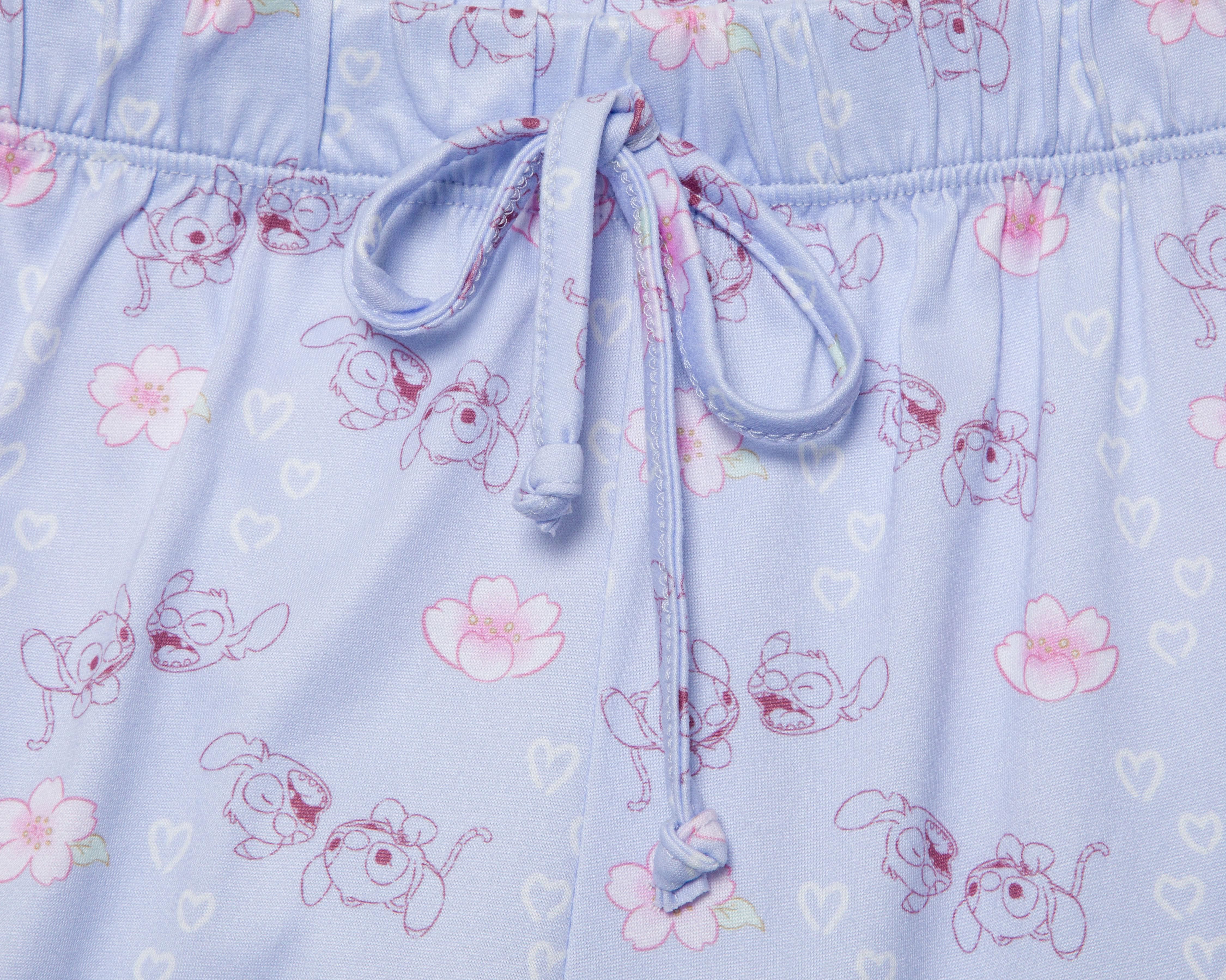 Foto 5 pulgar | Pijama Disney Stitch para Mujer 2 Piezas