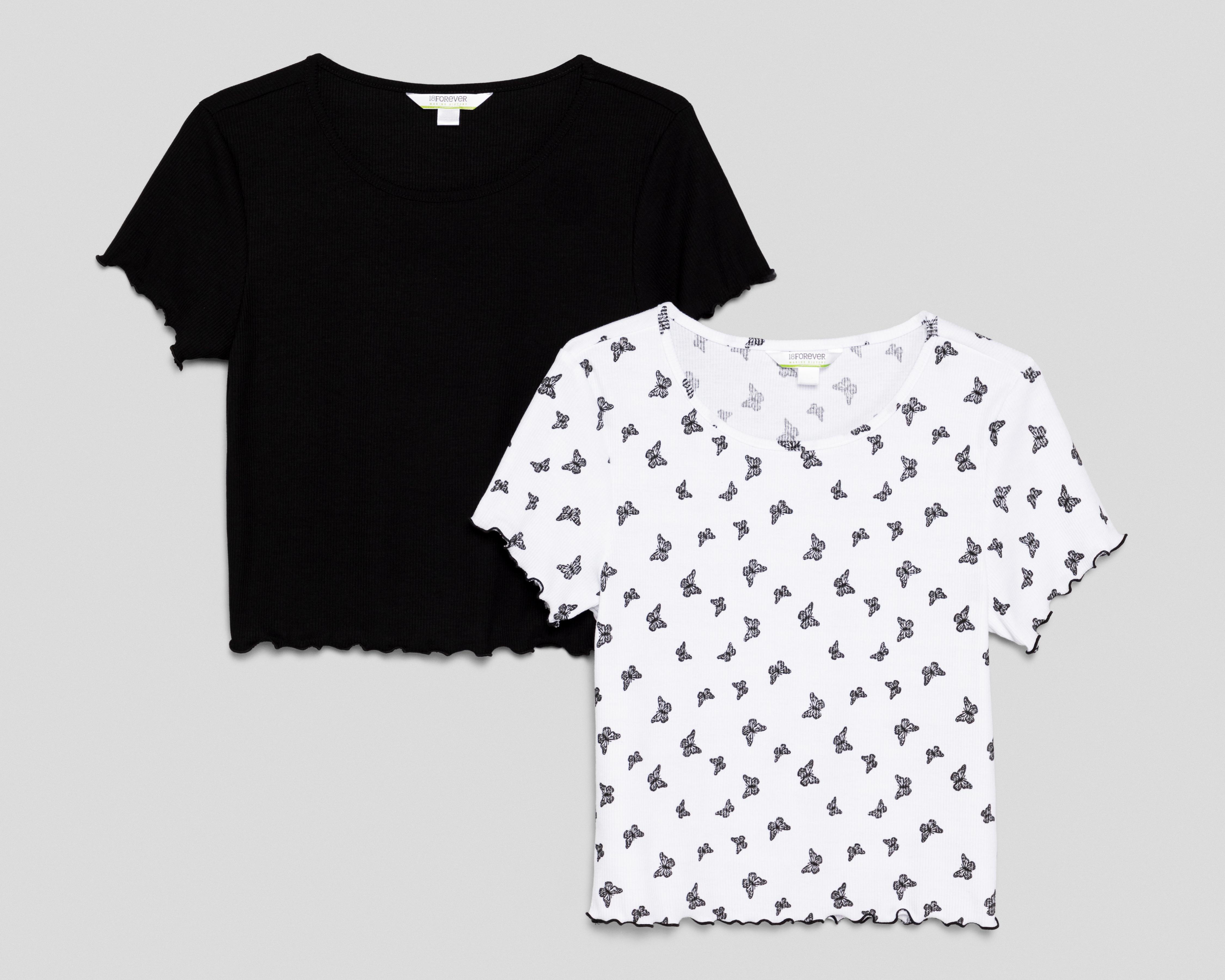 Playera Manga Corta 18 Forever para Mujer 2 Piezas
