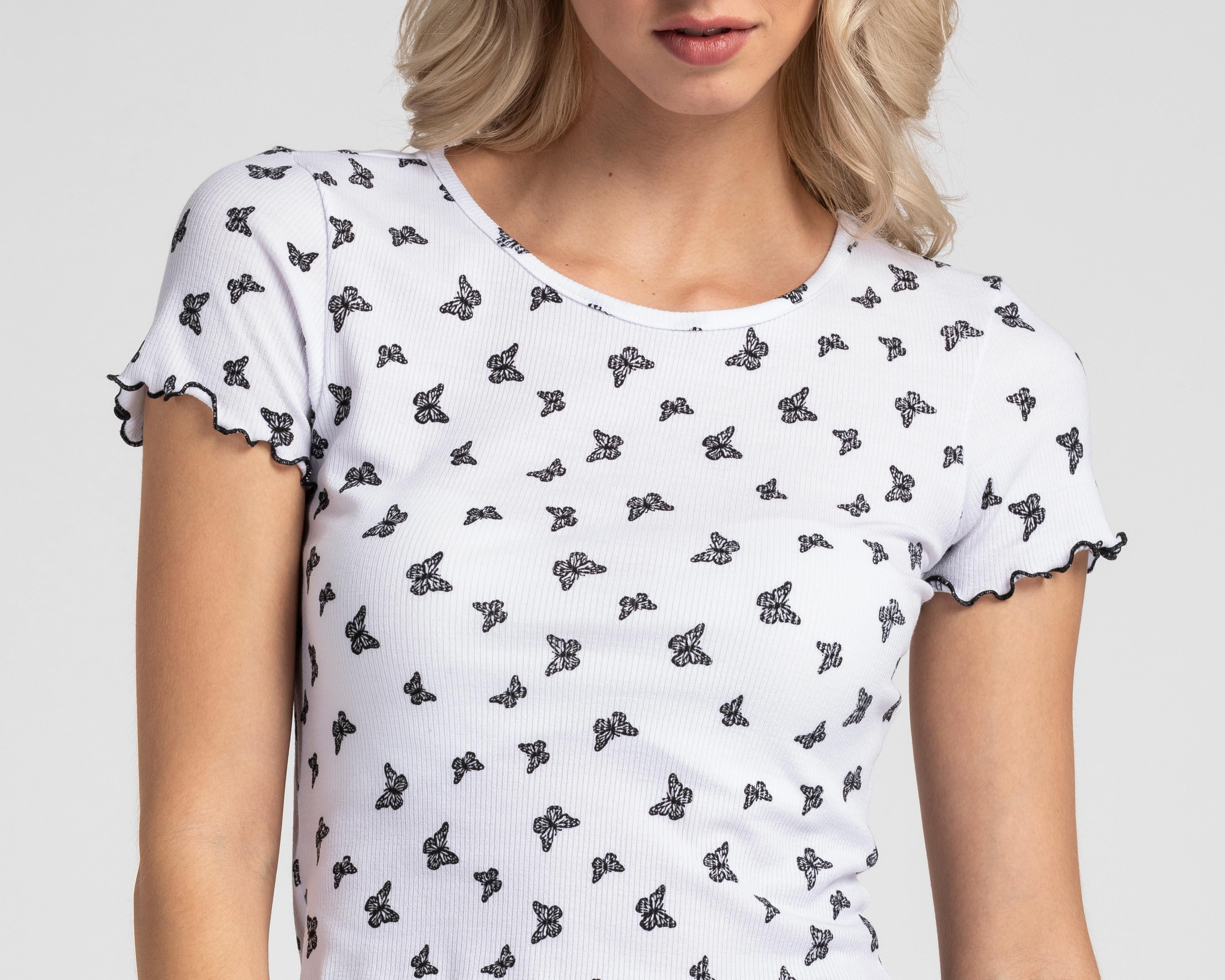 Foto 6 pulgar | Playera Manga Corta 18 Forever para Mujer 2 Piezas