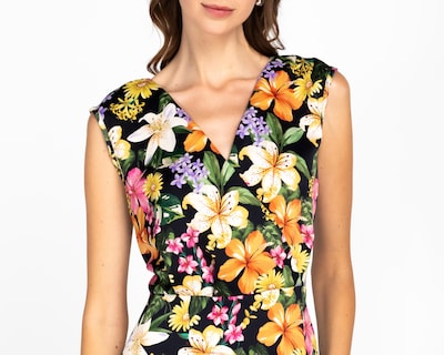 Foto 4 | Vestido Casual Andiamo Floral sin Mangas con Escote V para Mujer
